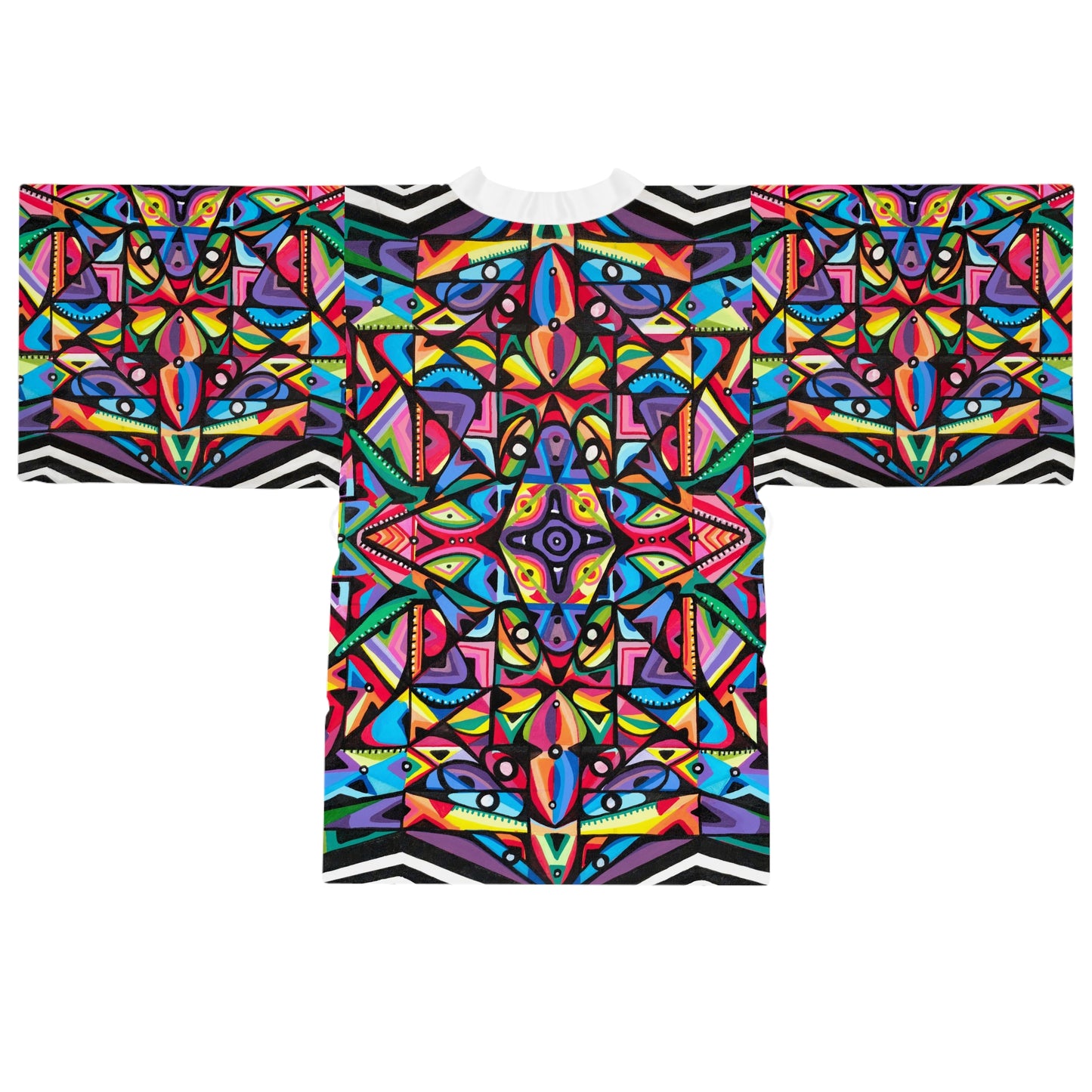Spirit of growth Long Sleeve Kimono Robe (AOP)