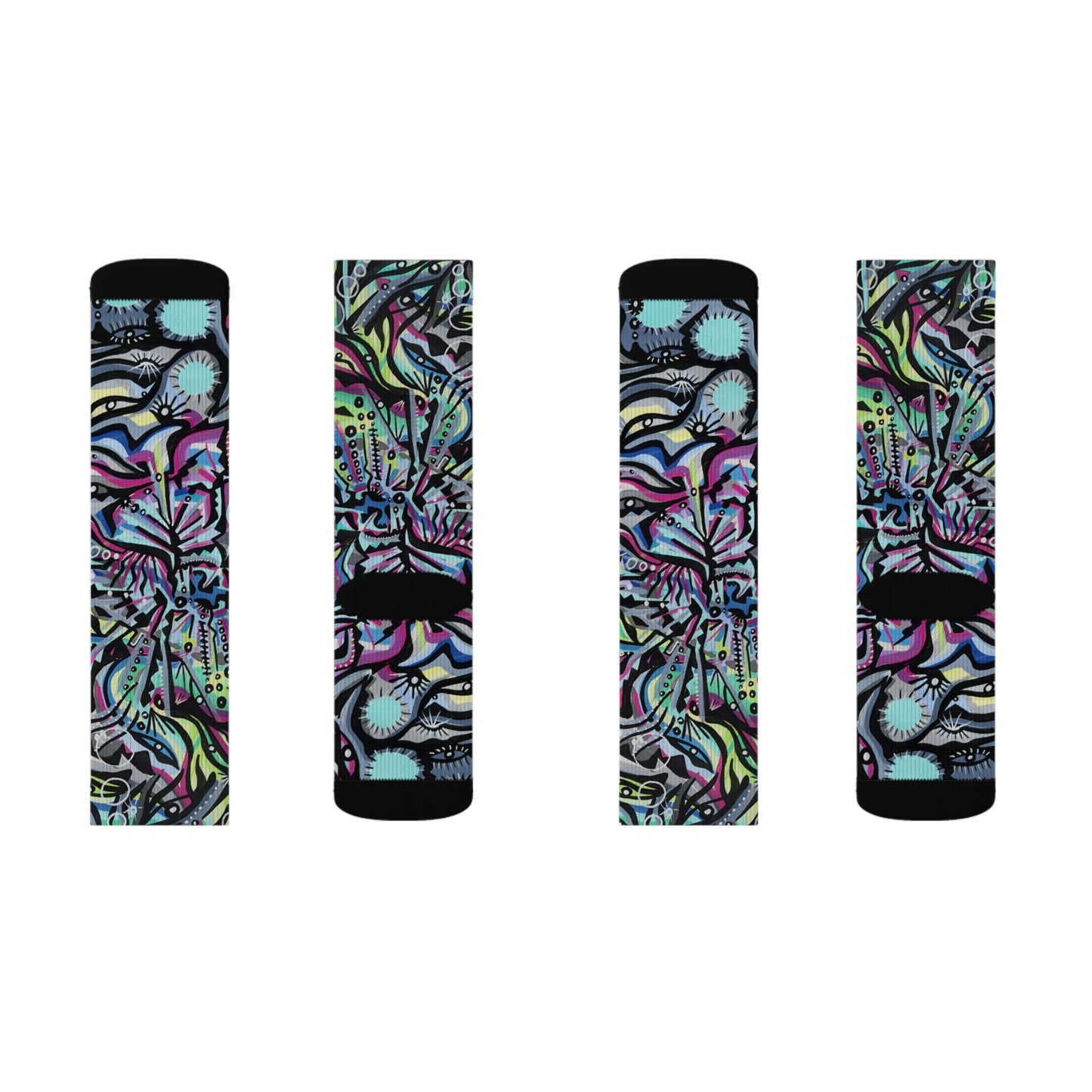 Green iron vision Sublimation Socks