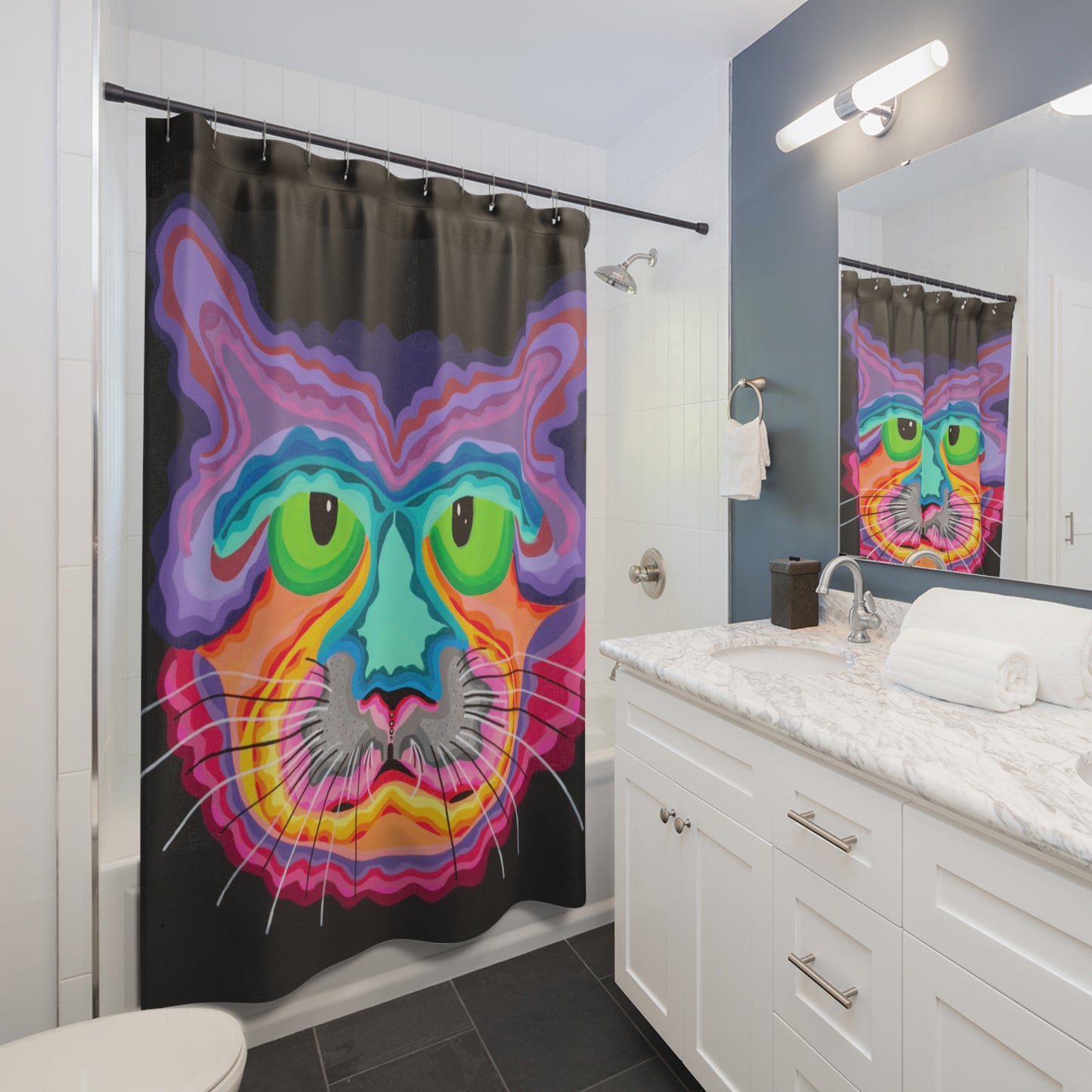 Tryptakitty (Shower Curtains)