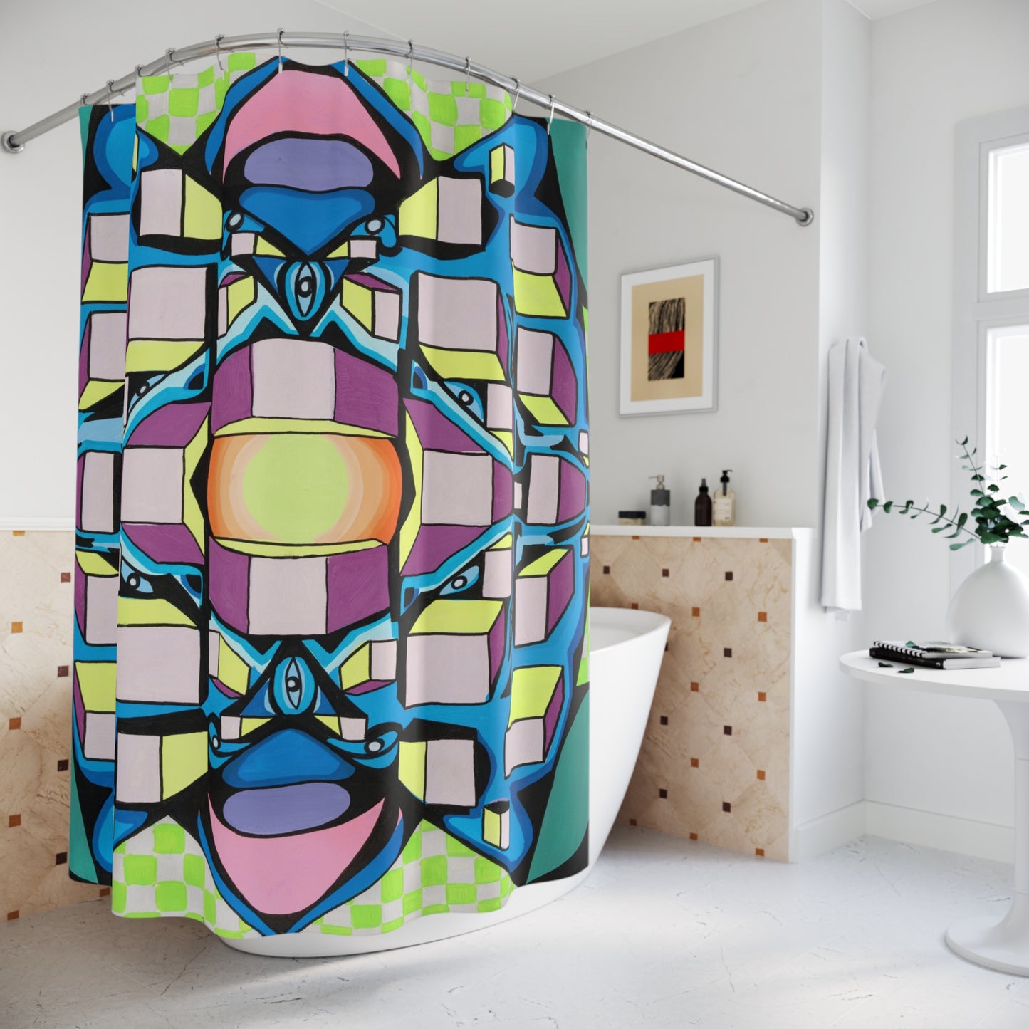 Squares (Shower Curtains)