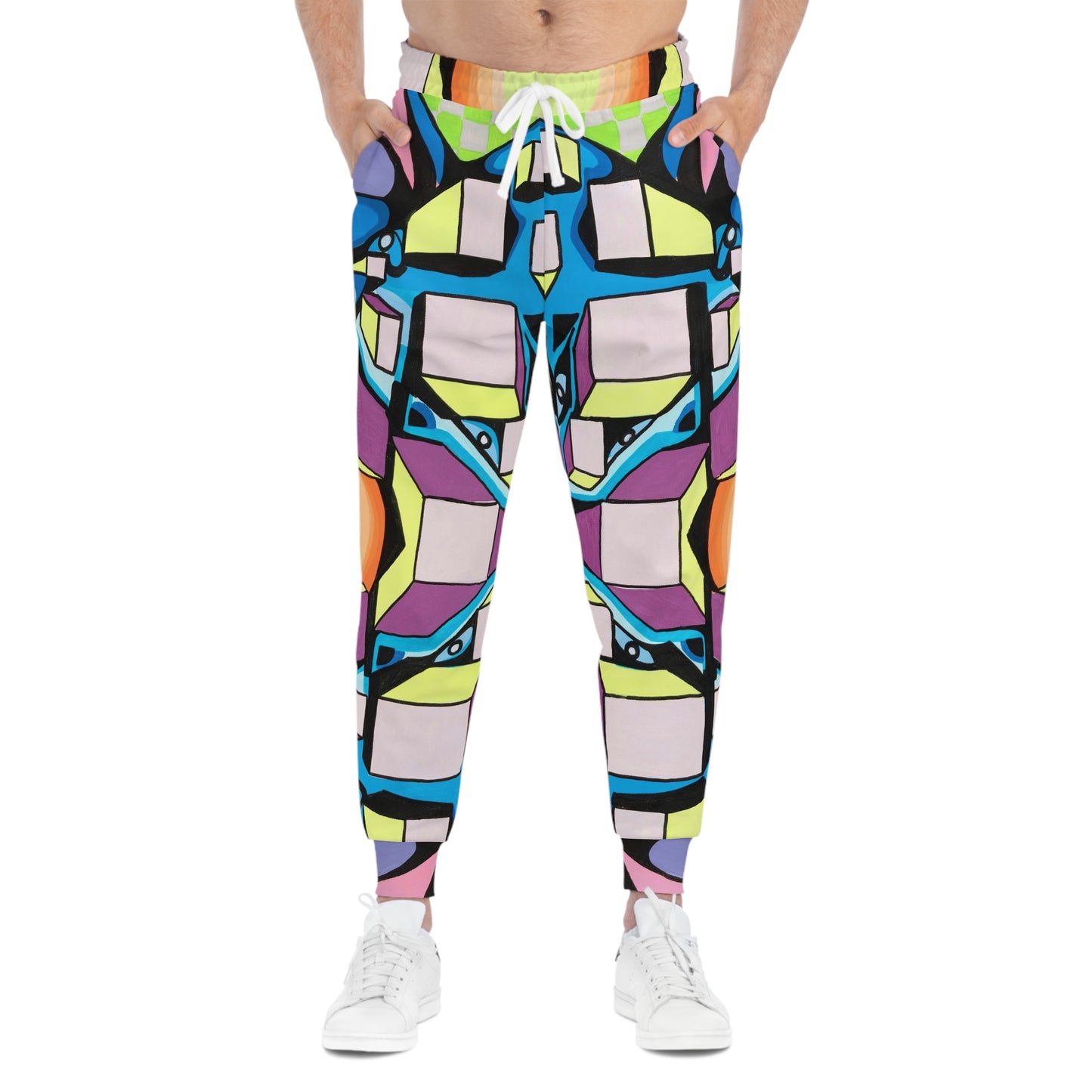 Squares Athletic Joggers (AOP)