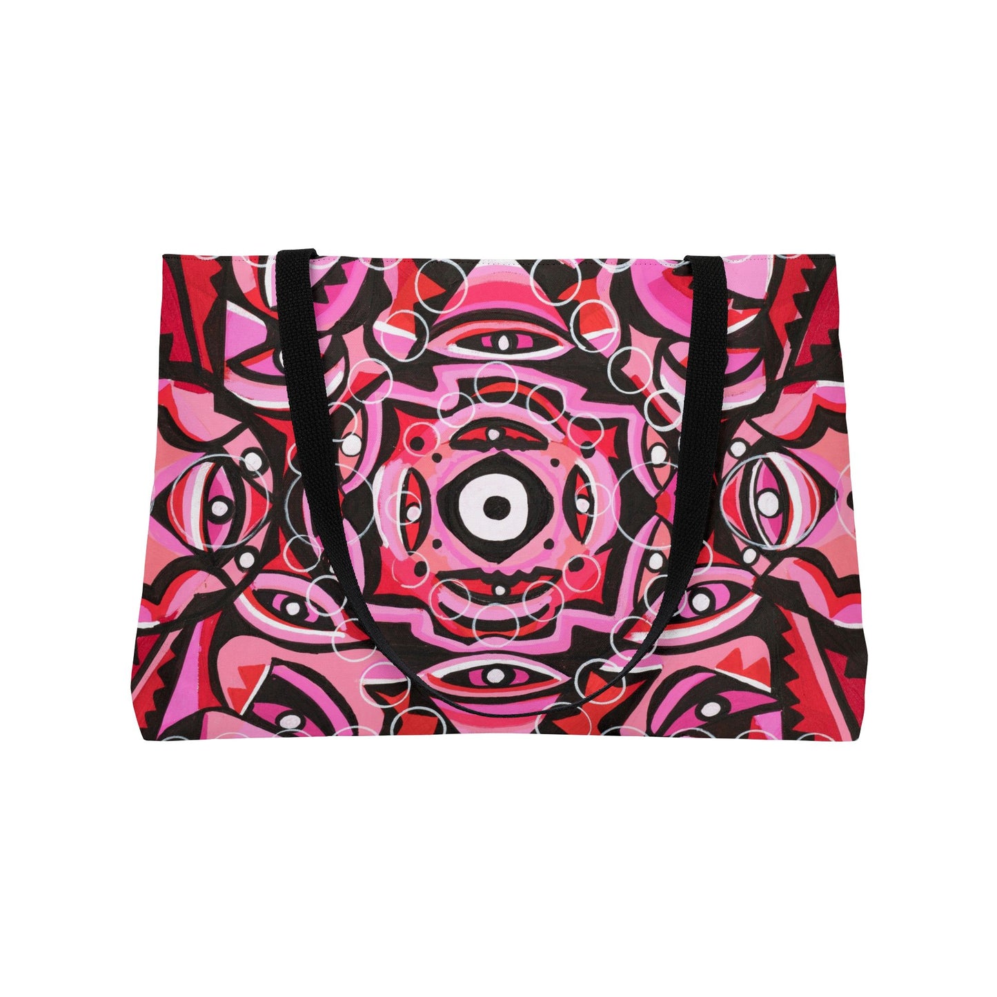 Bolsa de mano de fin de semana en color champán rosado
