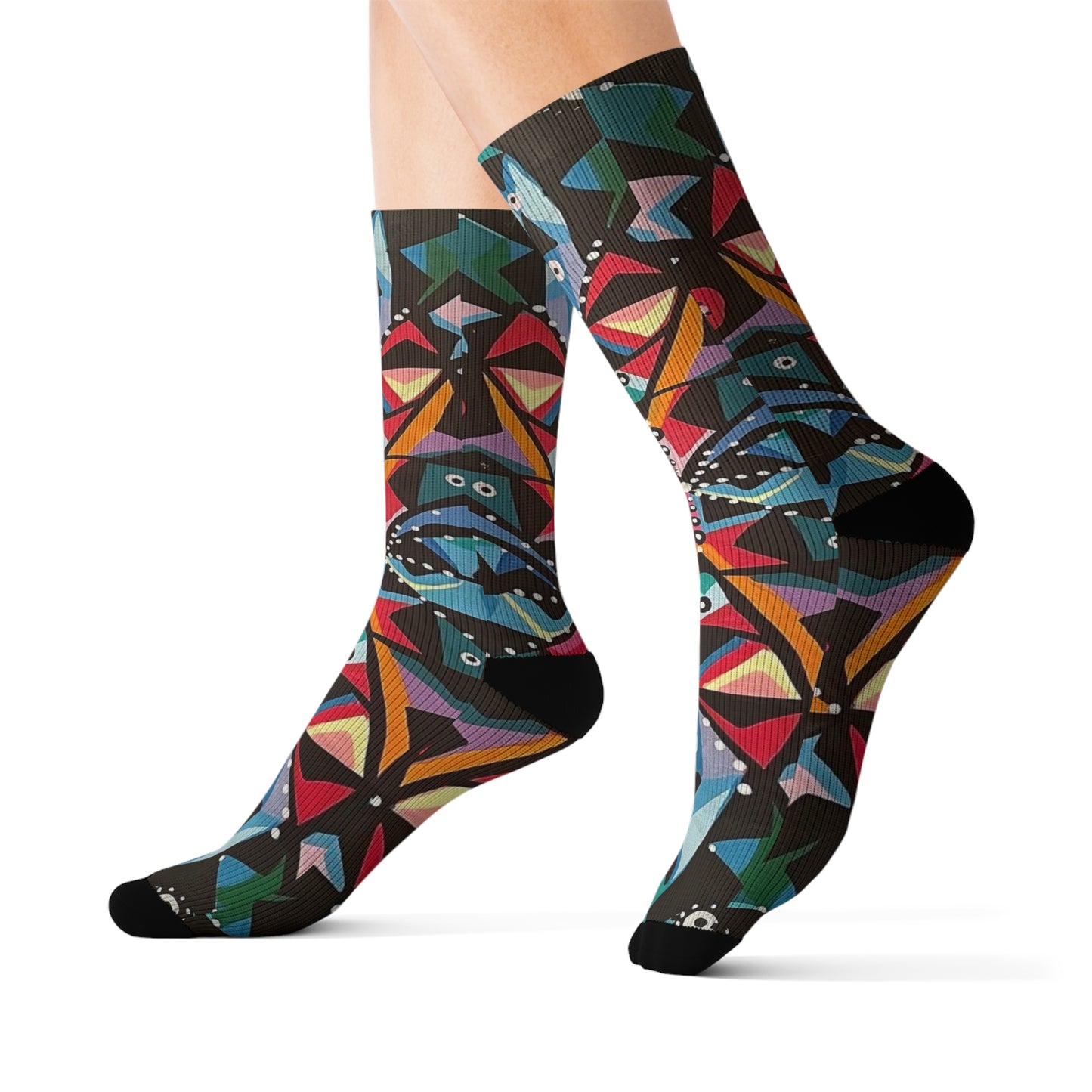 Mandala iron vision Sublimation Socks