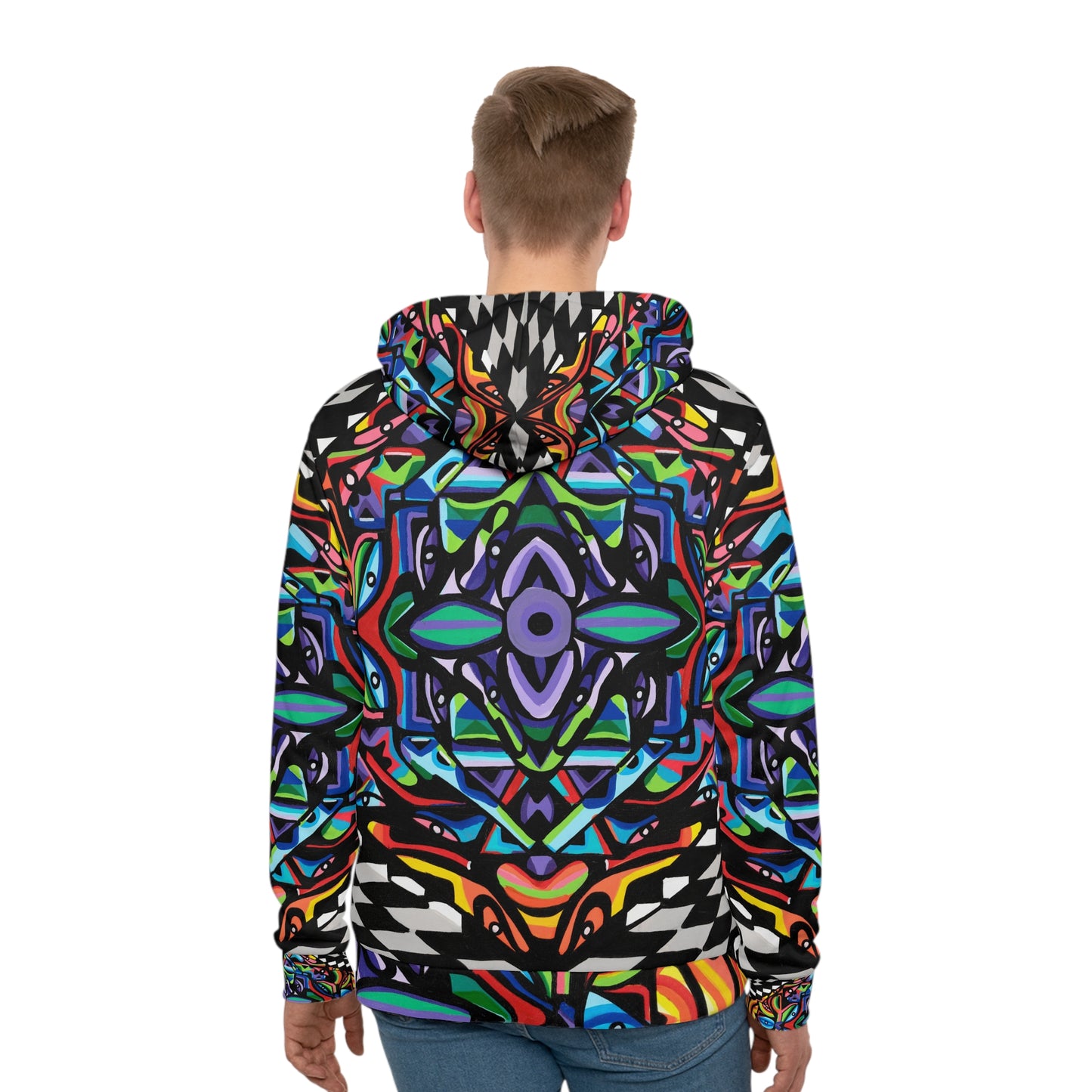 Iron vortex Men's Hoodie (AOP)