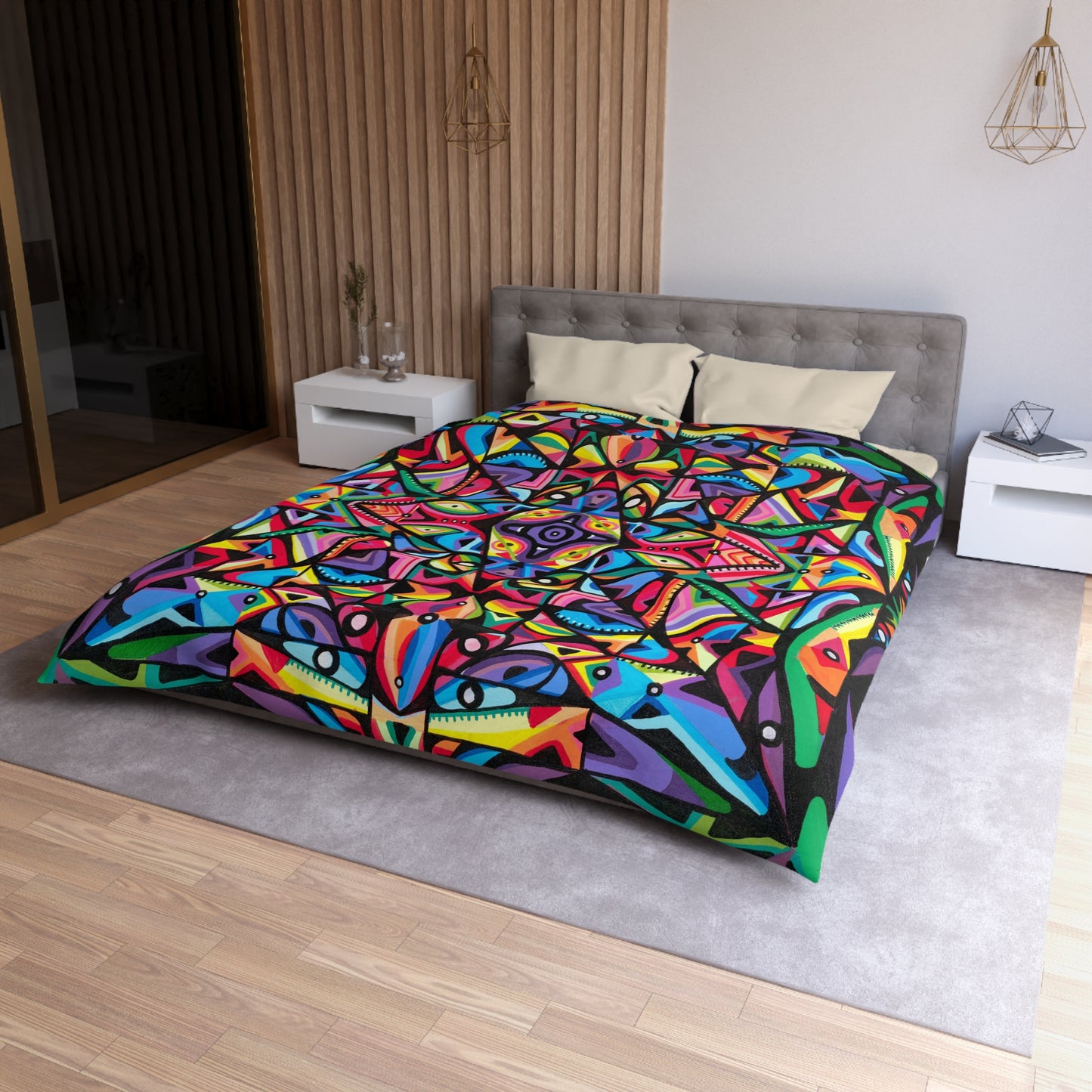 Spirit of growth Microfiber Duvet Cover
