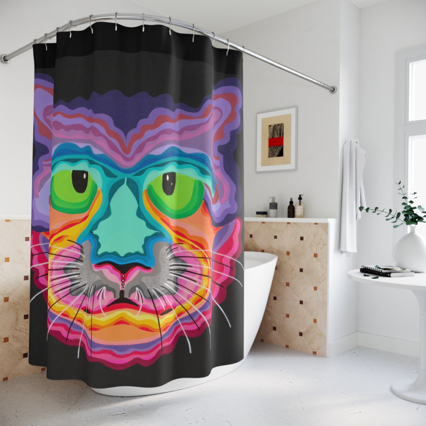 Tryptakitty (Shower Curtains)