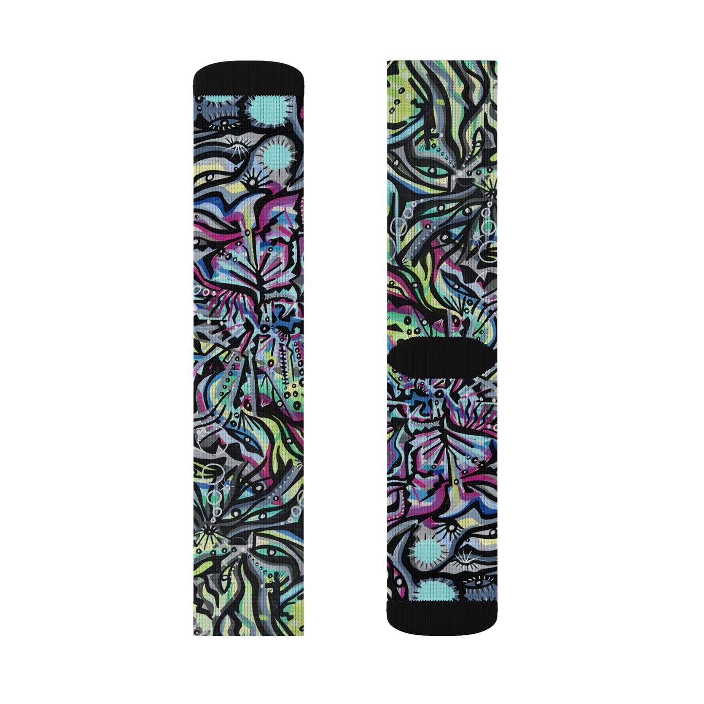 Green iron vision Sublimation Socks