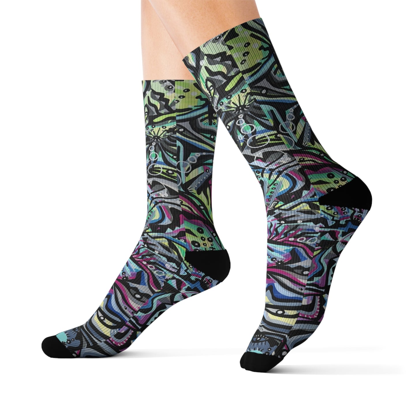 Green iron vision Sublimation Socks
