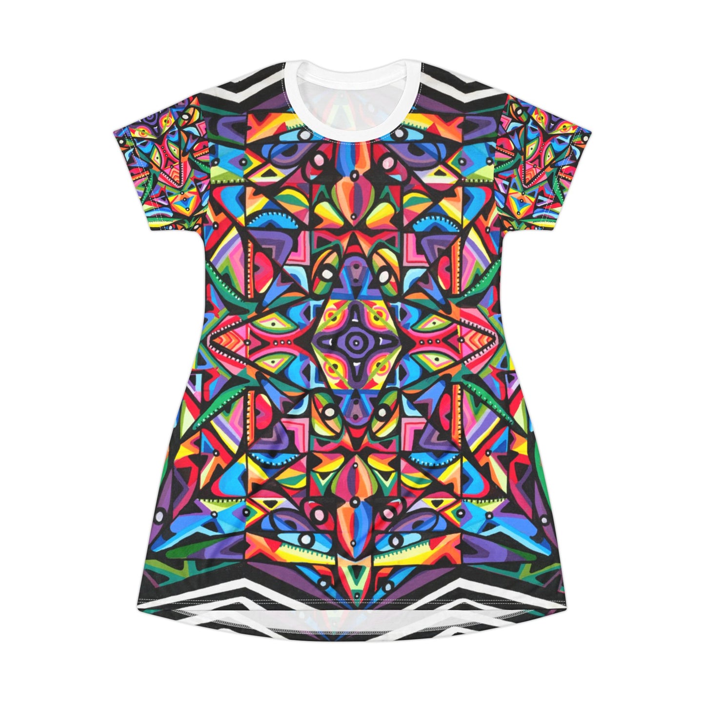 Spirit of growth T-Shirt Dress (AOP)