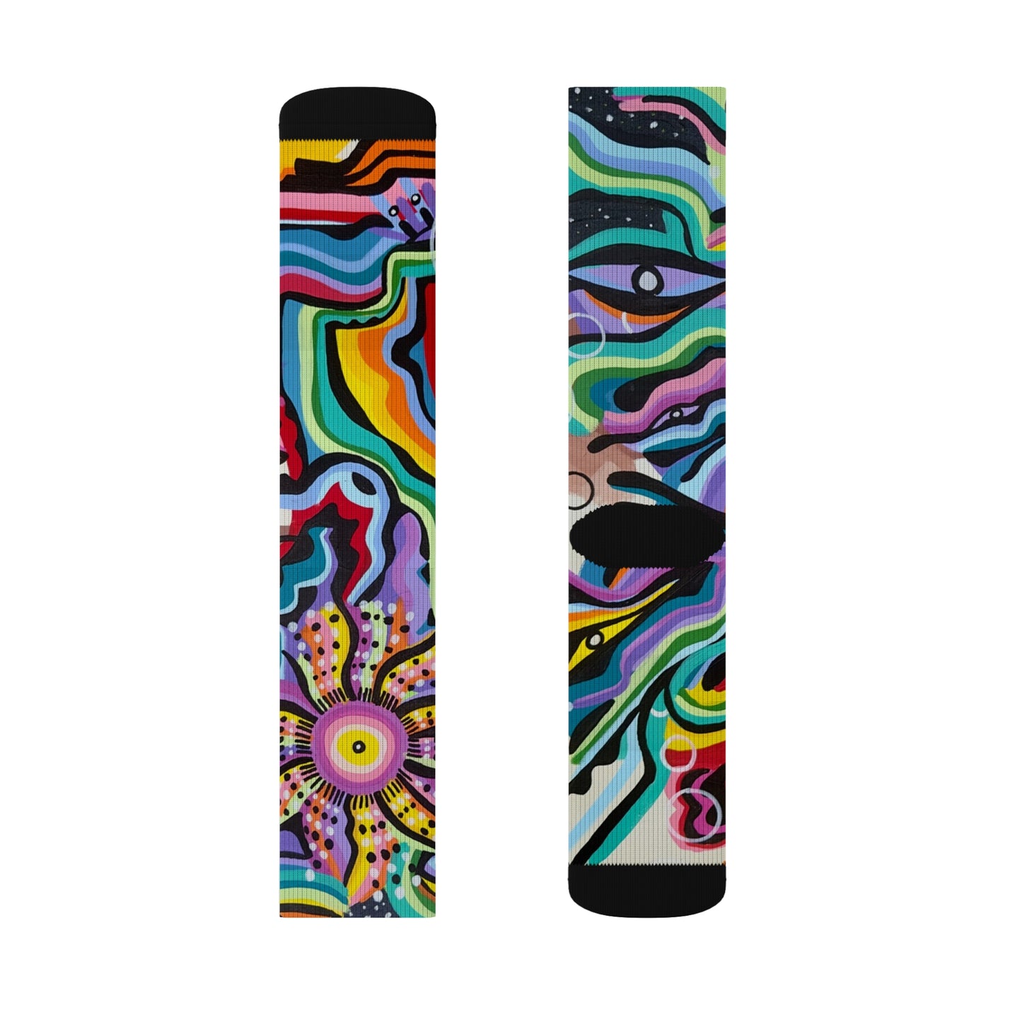 Black rock vision quest Sublimation Socks