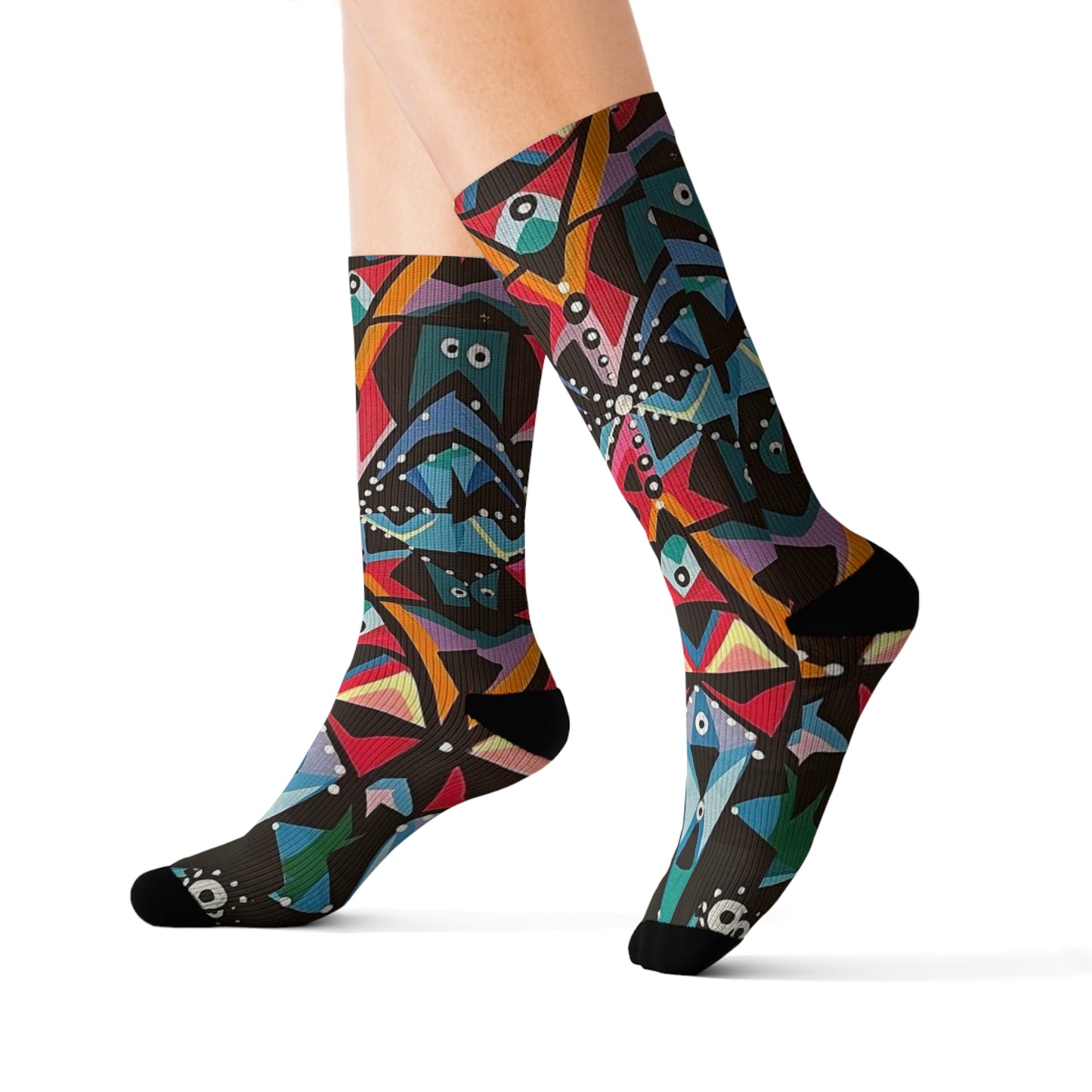 Mandala iron vision Sublimation Socks