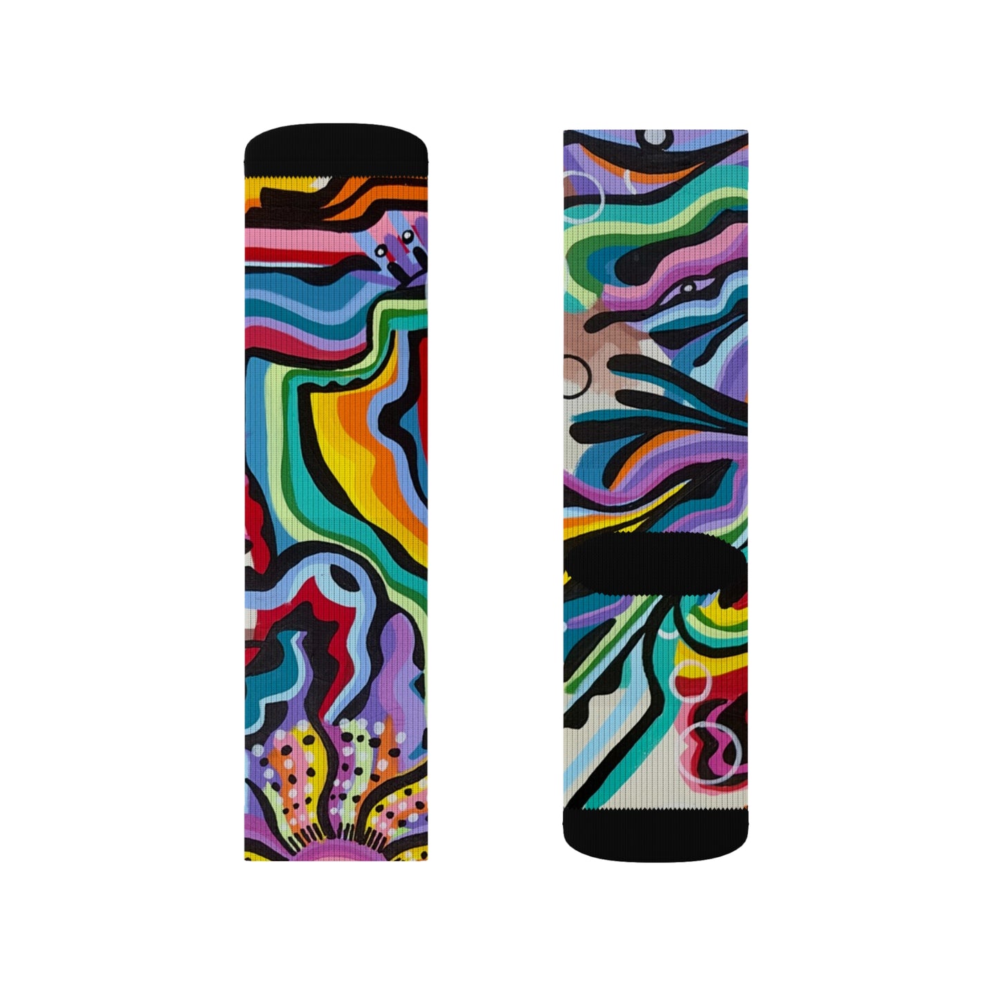 Black rock vision quest Sublimation Socks