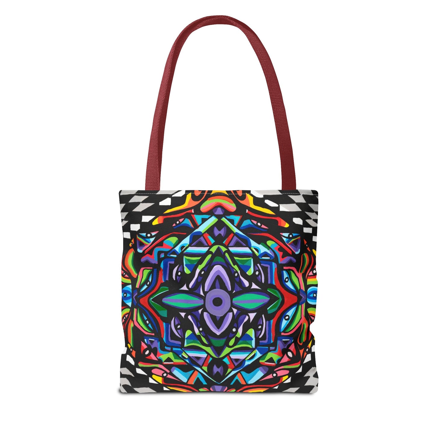 Bolsa de mano con vórtice de hierro (AOP)