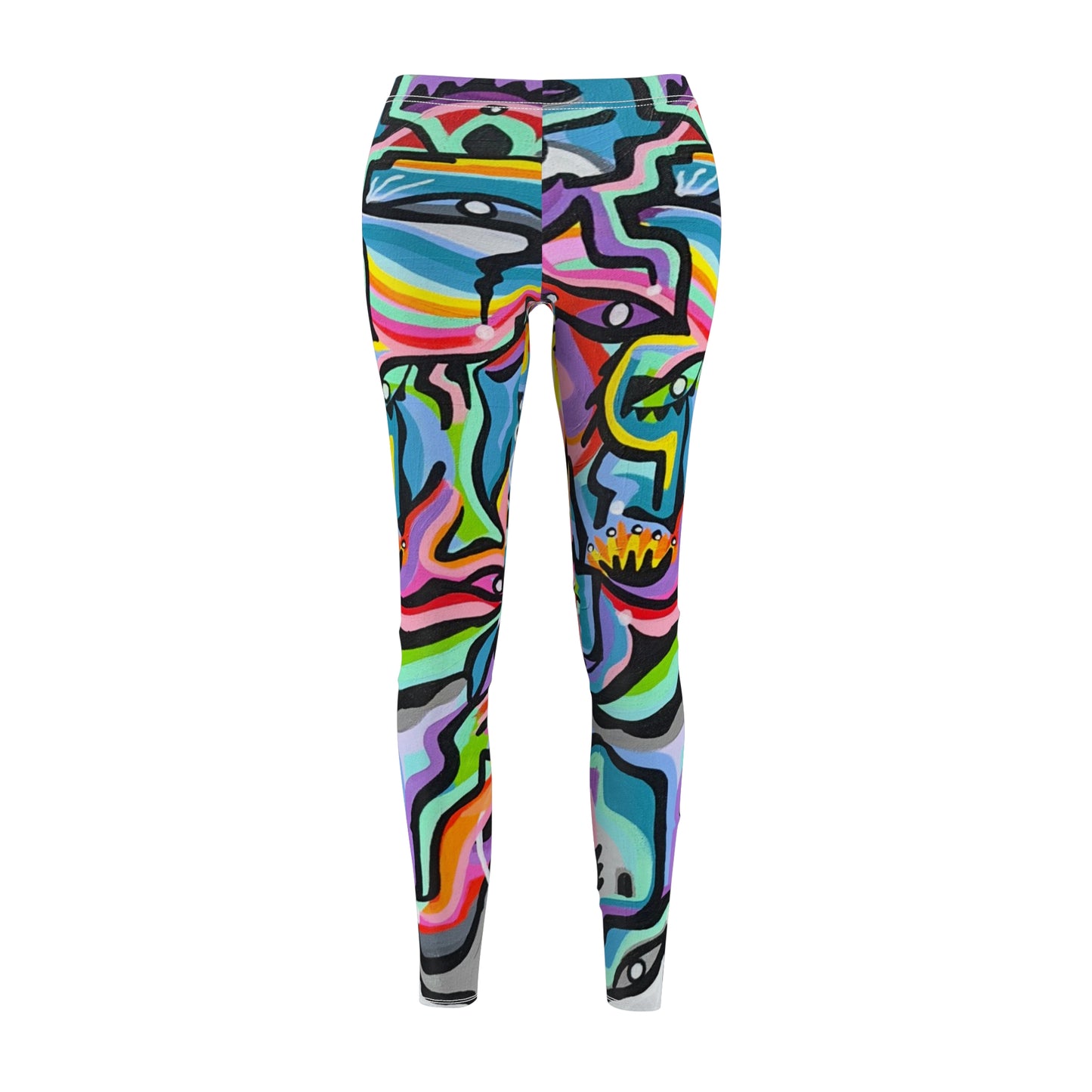 Unity consciousness Women's Cut & Sew Casual Leggings (AOP)