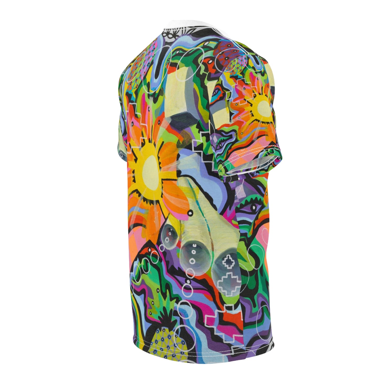Chrysanthemum Unisex Cut & Sew Tee (AOP)