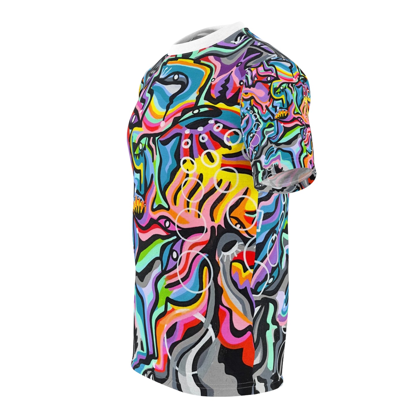 Unity consciousness Unisex Cut & Sew Tee (AOP)