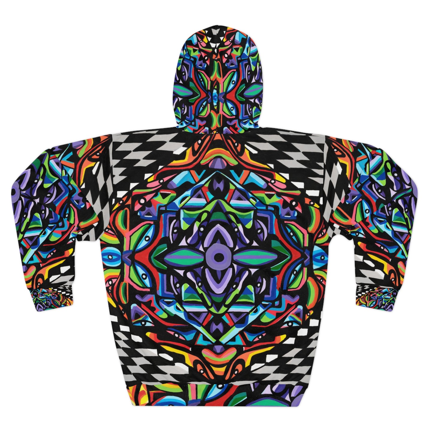 Iron vortex Unisex Pullover Hoodie (AOP)