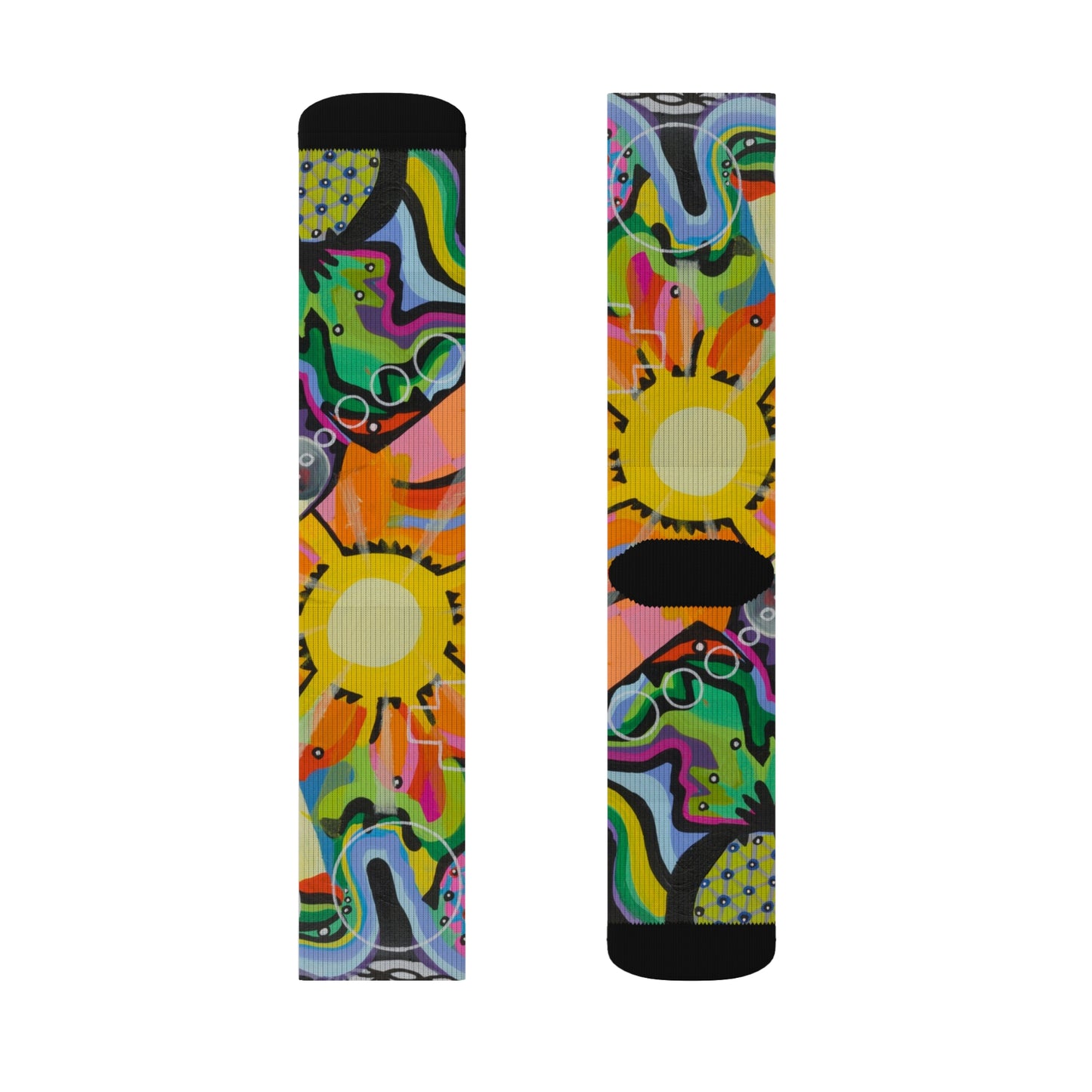 Chrysanthemum Sublimation Socks