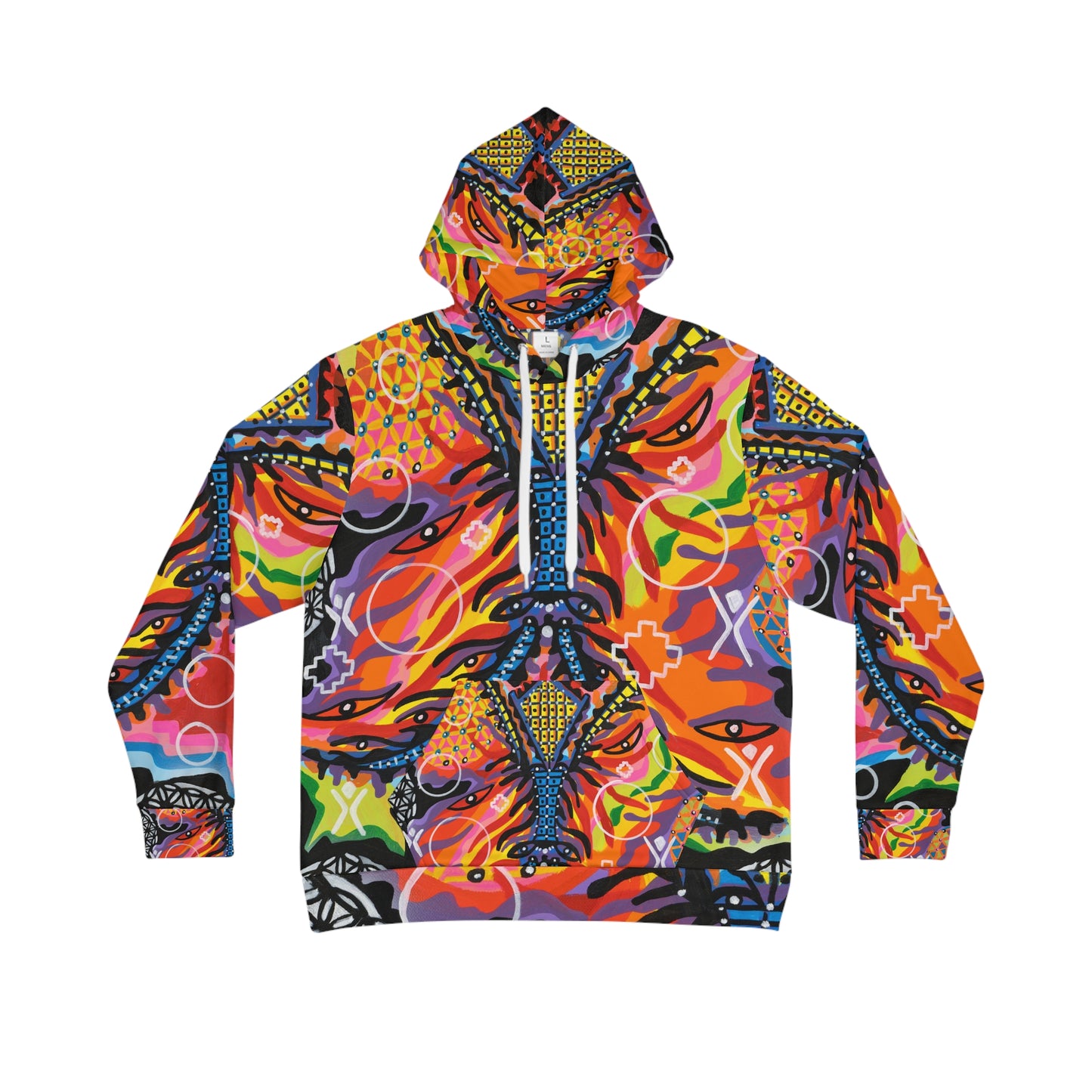Burning man 24 Men's Hoodie (AOP)