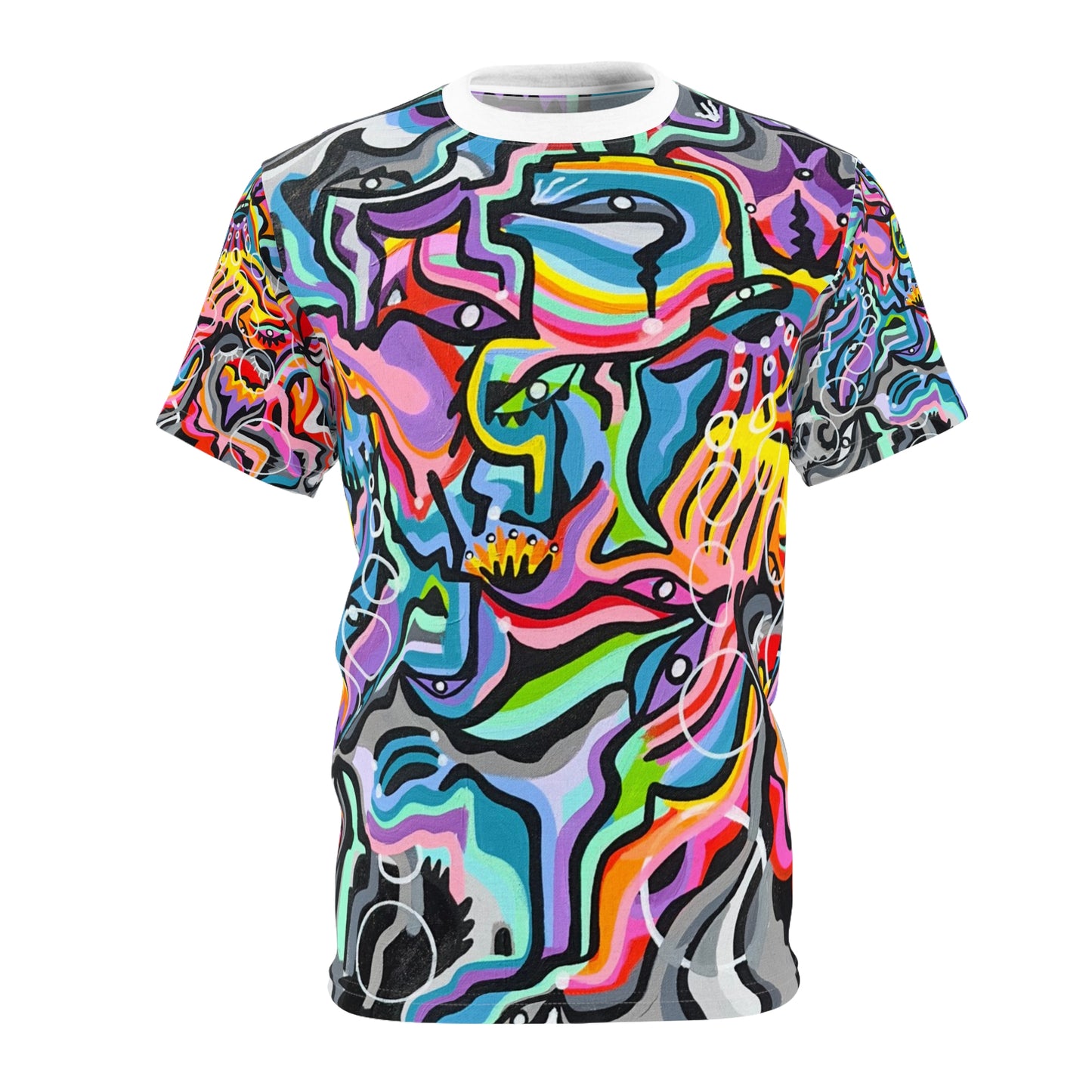 Unity consciousness Unisex Cut & Sew Tee (AOP)