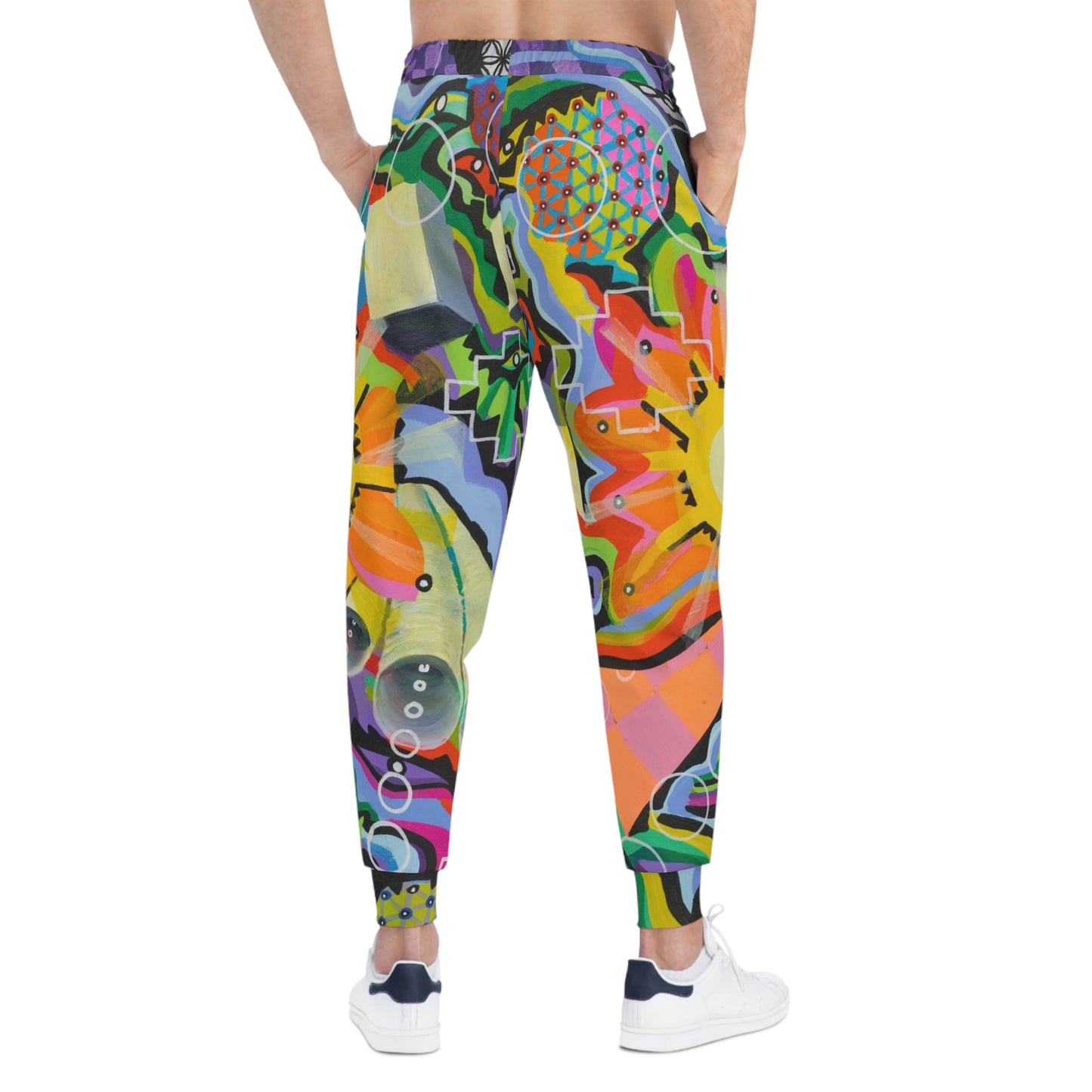 Chrysanthemum Athletic Joggers (AOP)