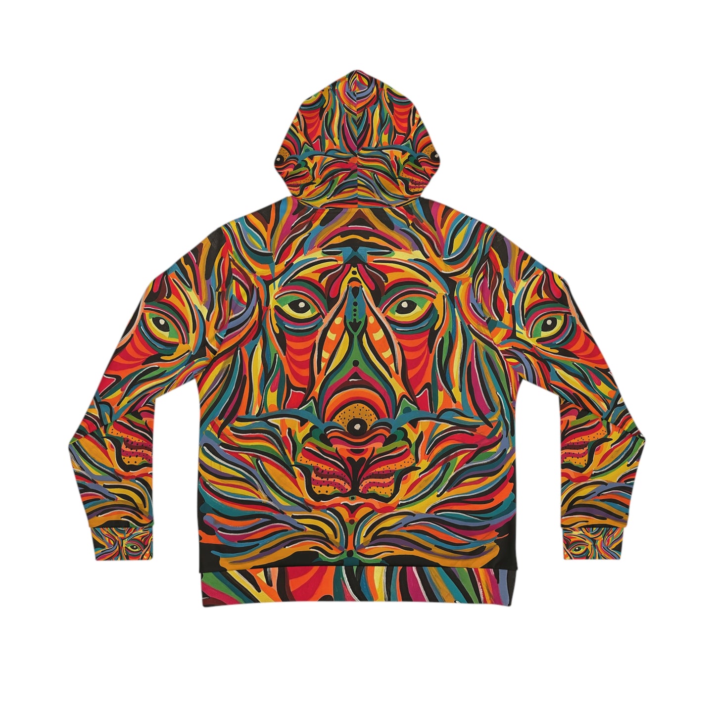Sudadera con capucha de león para hombre (AOP)