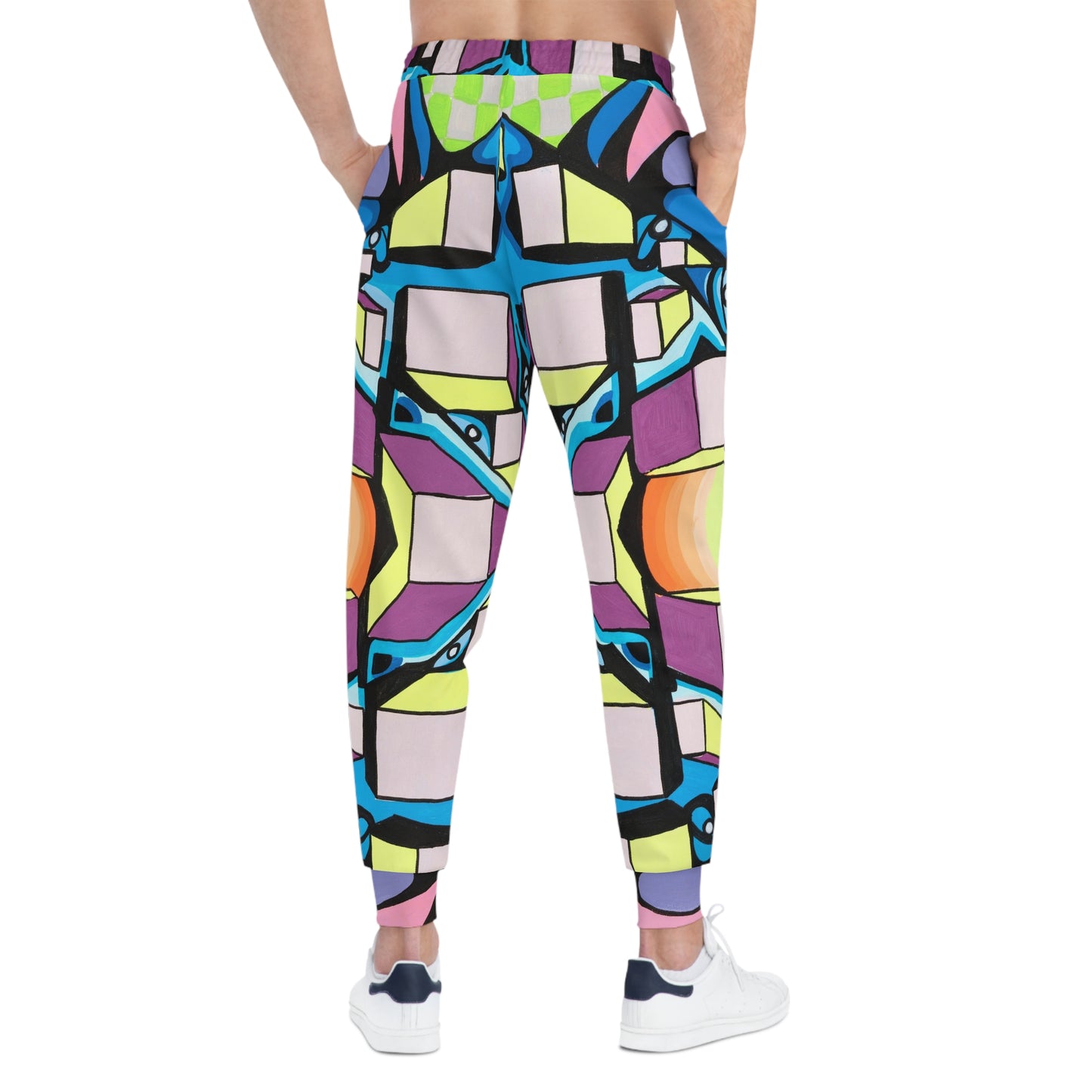 Squares Athletic Joggers (AOP)