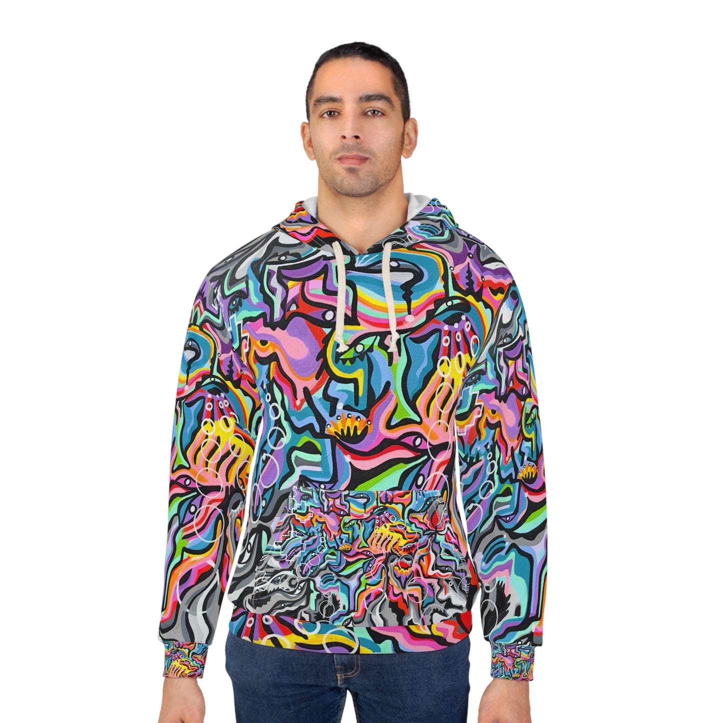Unity conciousness Unisex Pullover Hoodie (AOP)