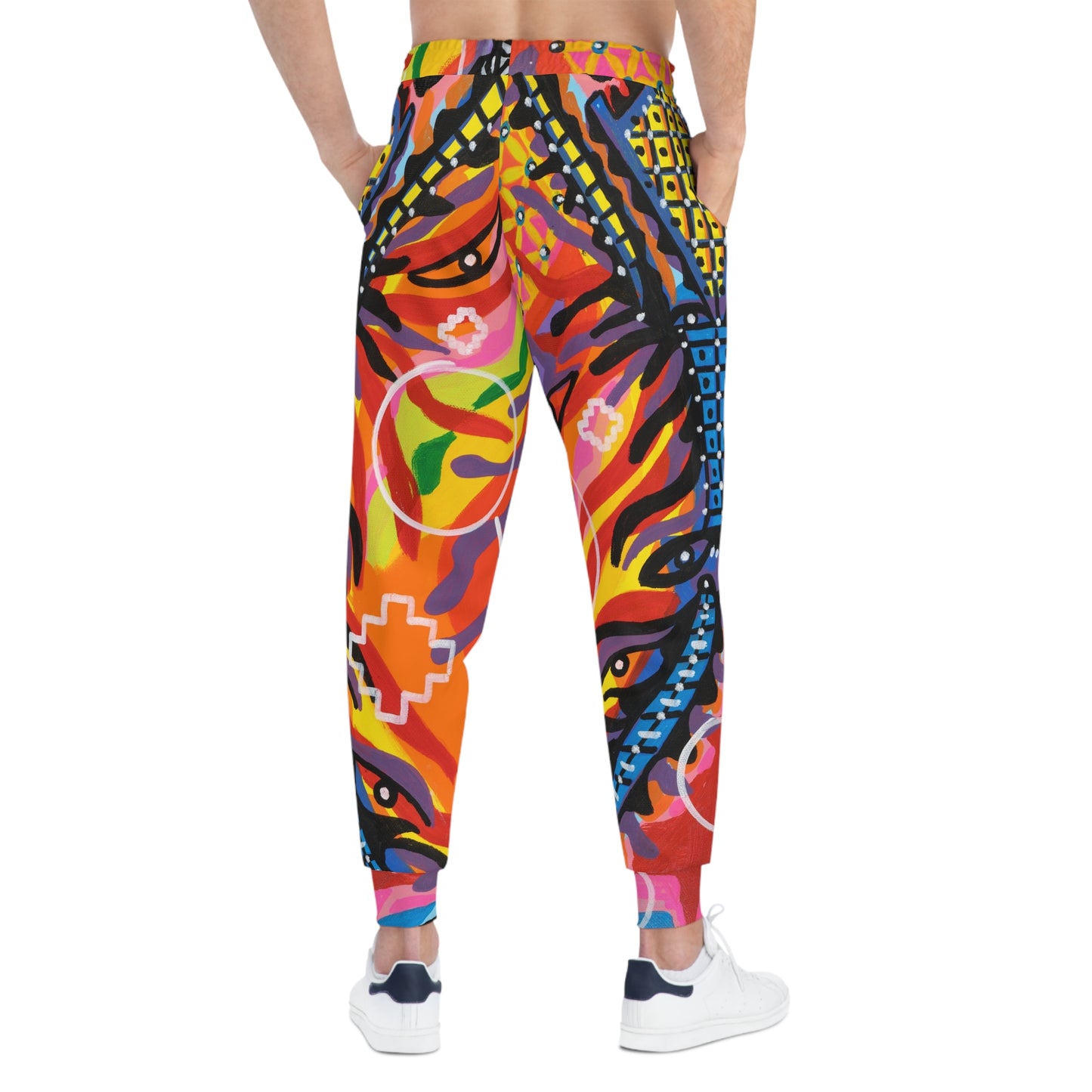 Burning man 24 Athletic Joggers (AOP)