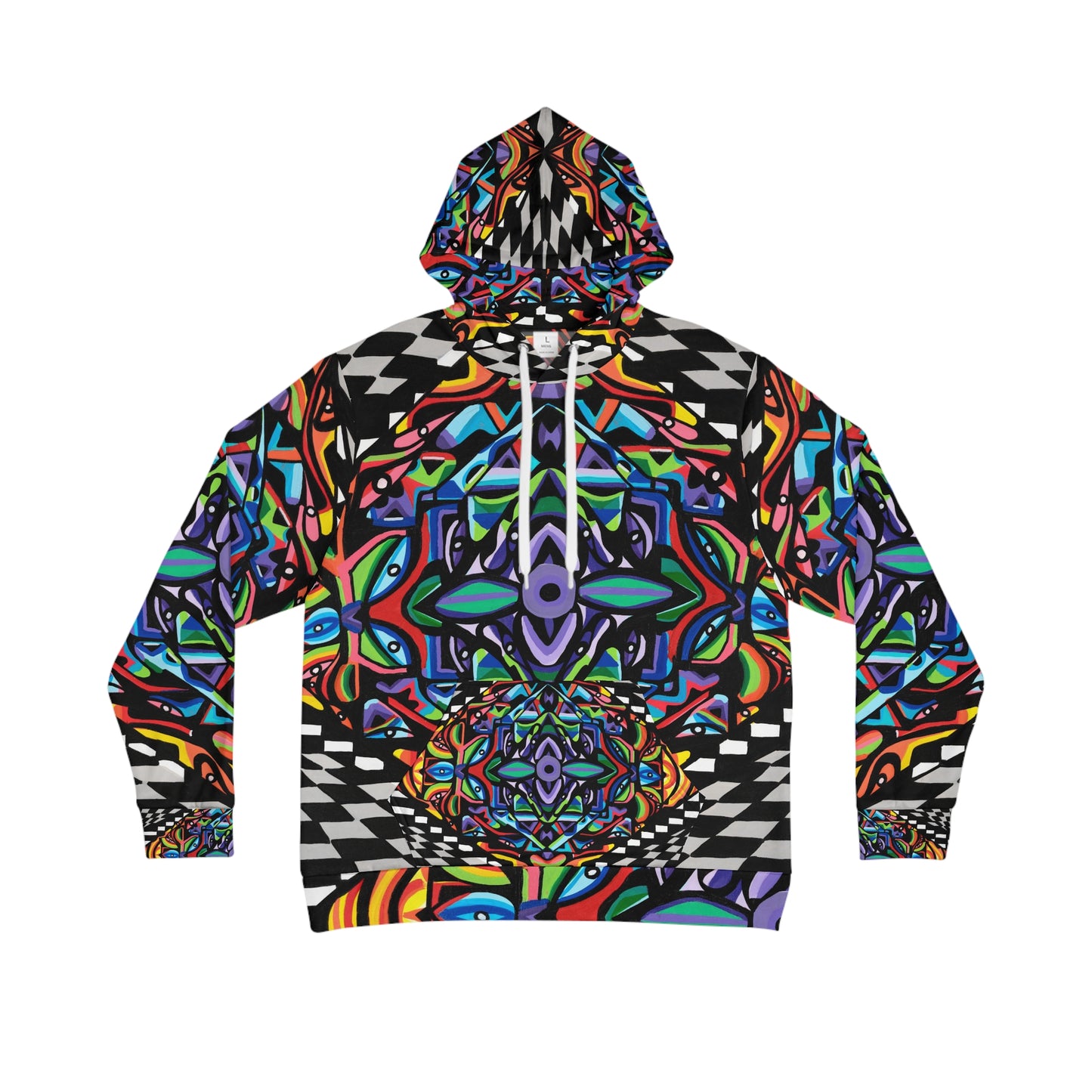 Iron vortex Men's Hoodie (AOP)