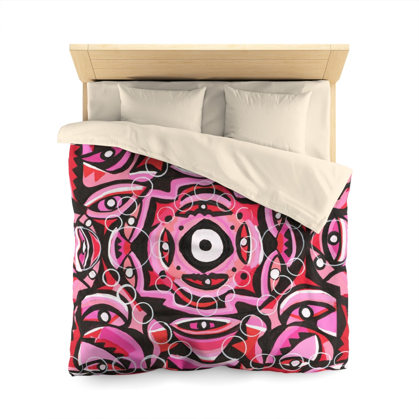 Pink champagne Microfiber Duvet Cover
