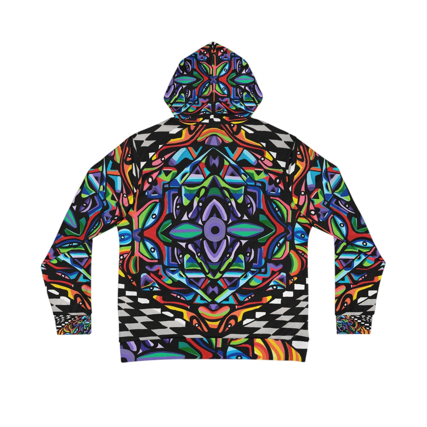 Iron vortex Men's Hoodie (AOP)