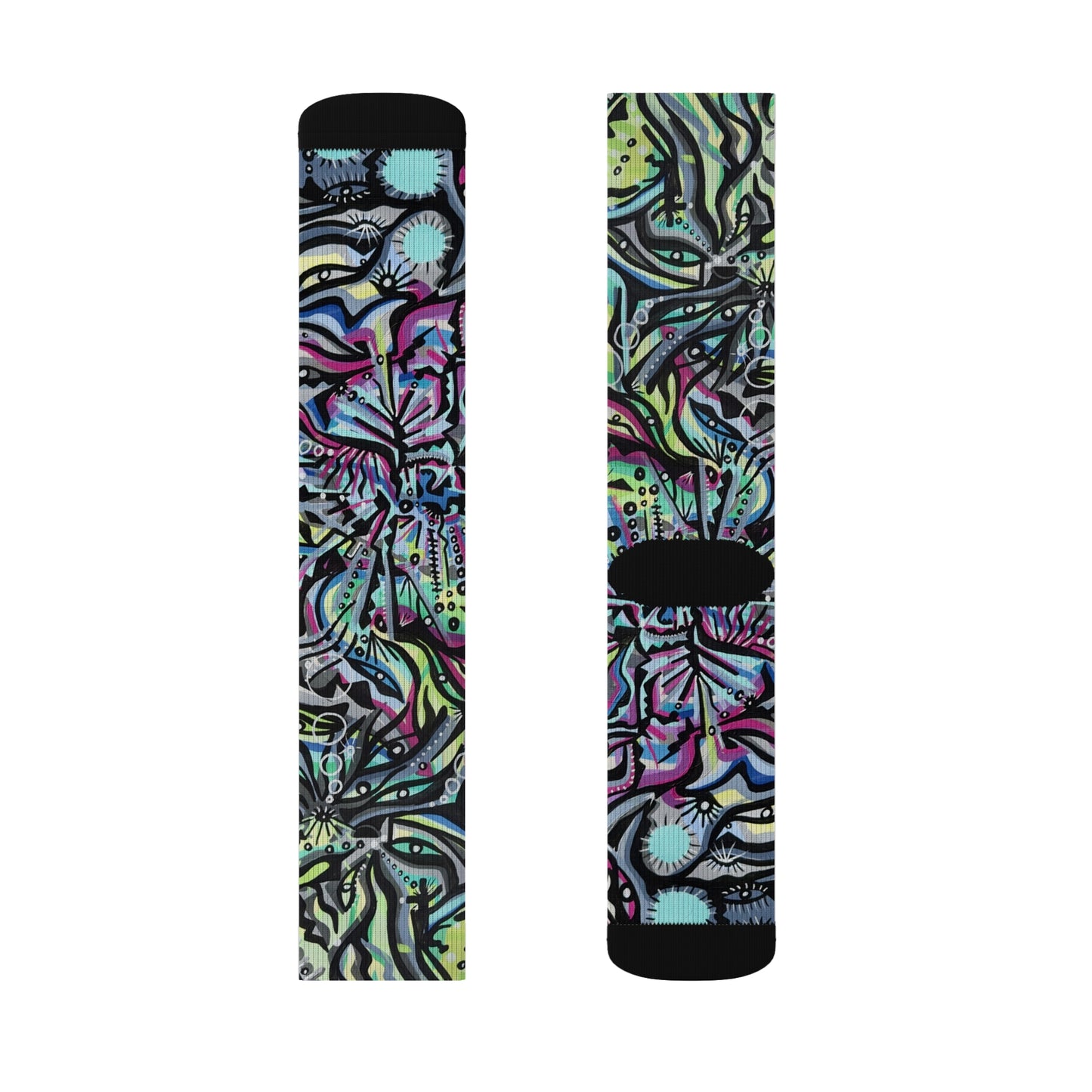 Green iron vision Sublimation Socks
