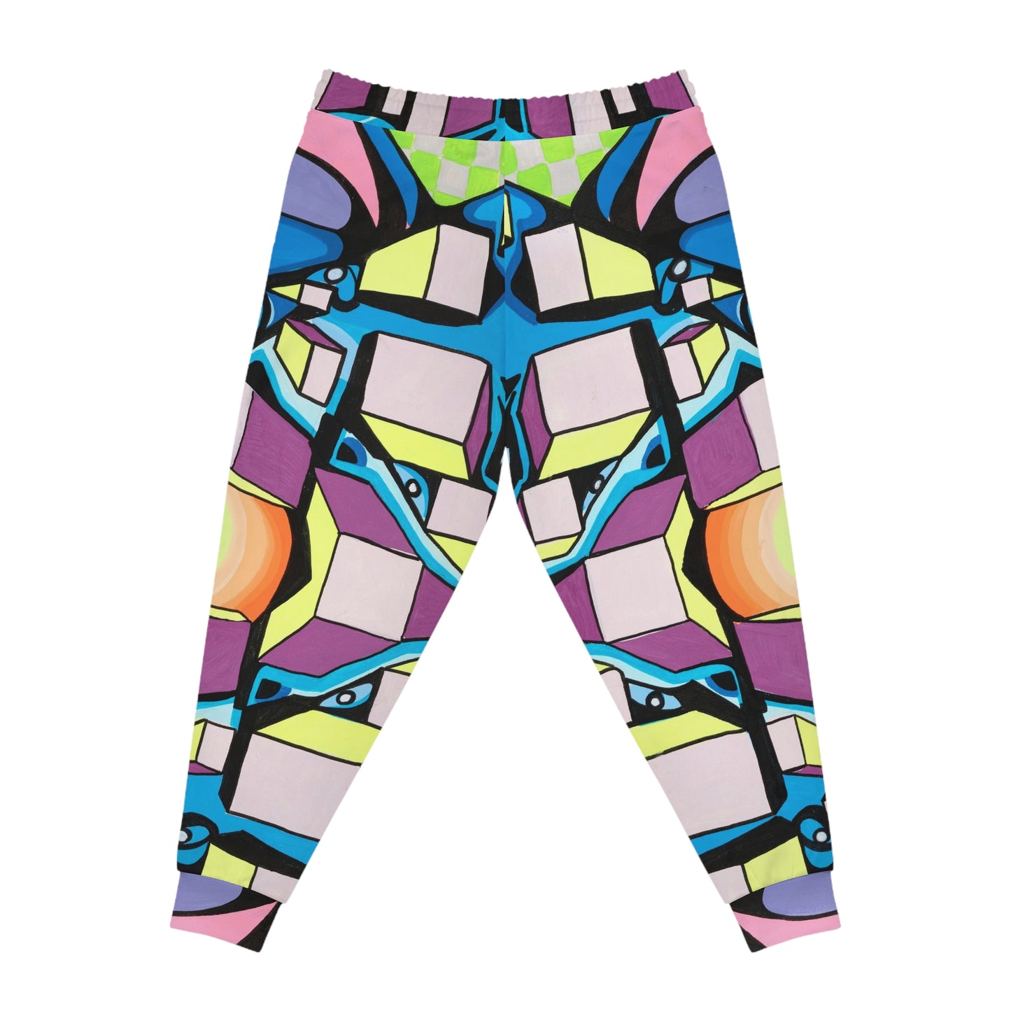 Squares Athletic Joggers (AOP)