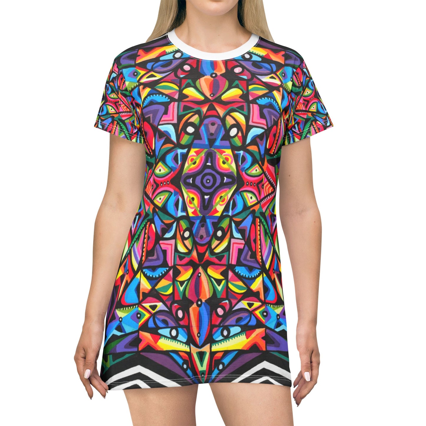 Spirit of growth T-Shirt Dress (AOP)