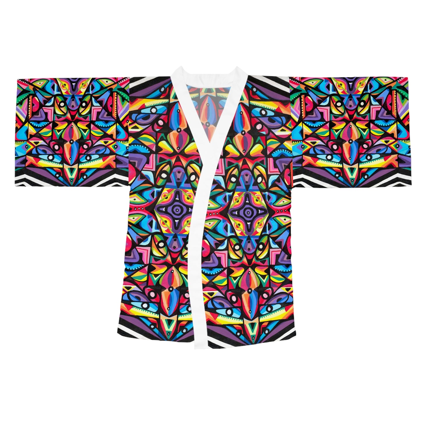 Spirit of growth Long Sleeve Kimono Robe (AOP)