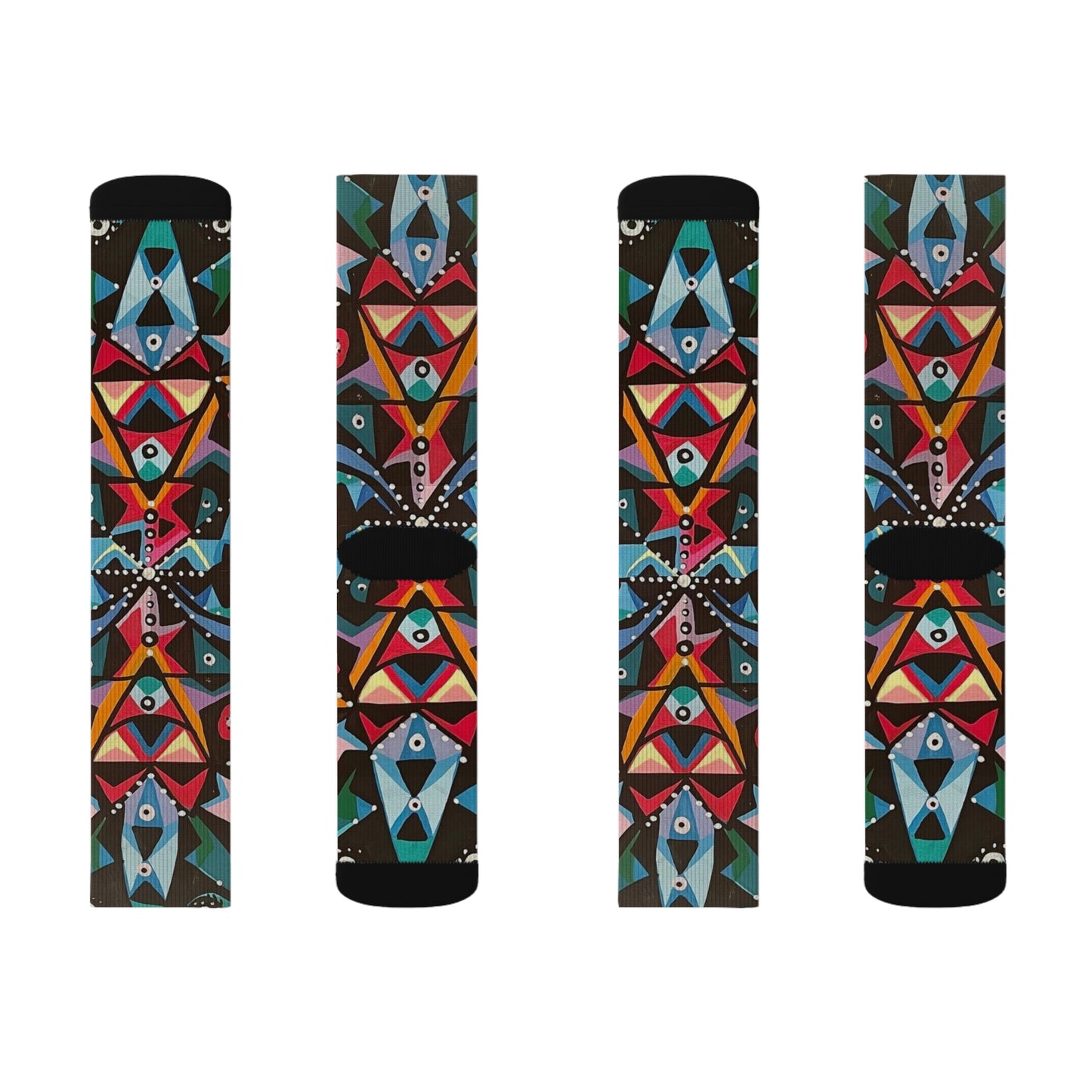 Mandala iron vision Sublimation Socks