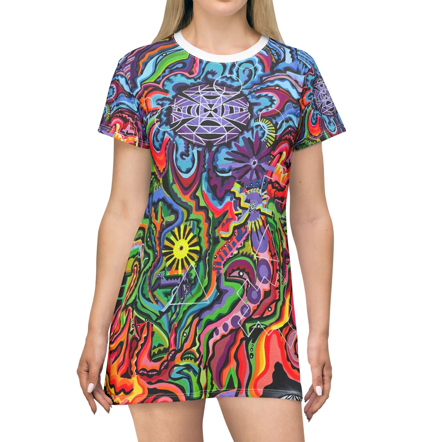 T-Shirt Dress (AOP)