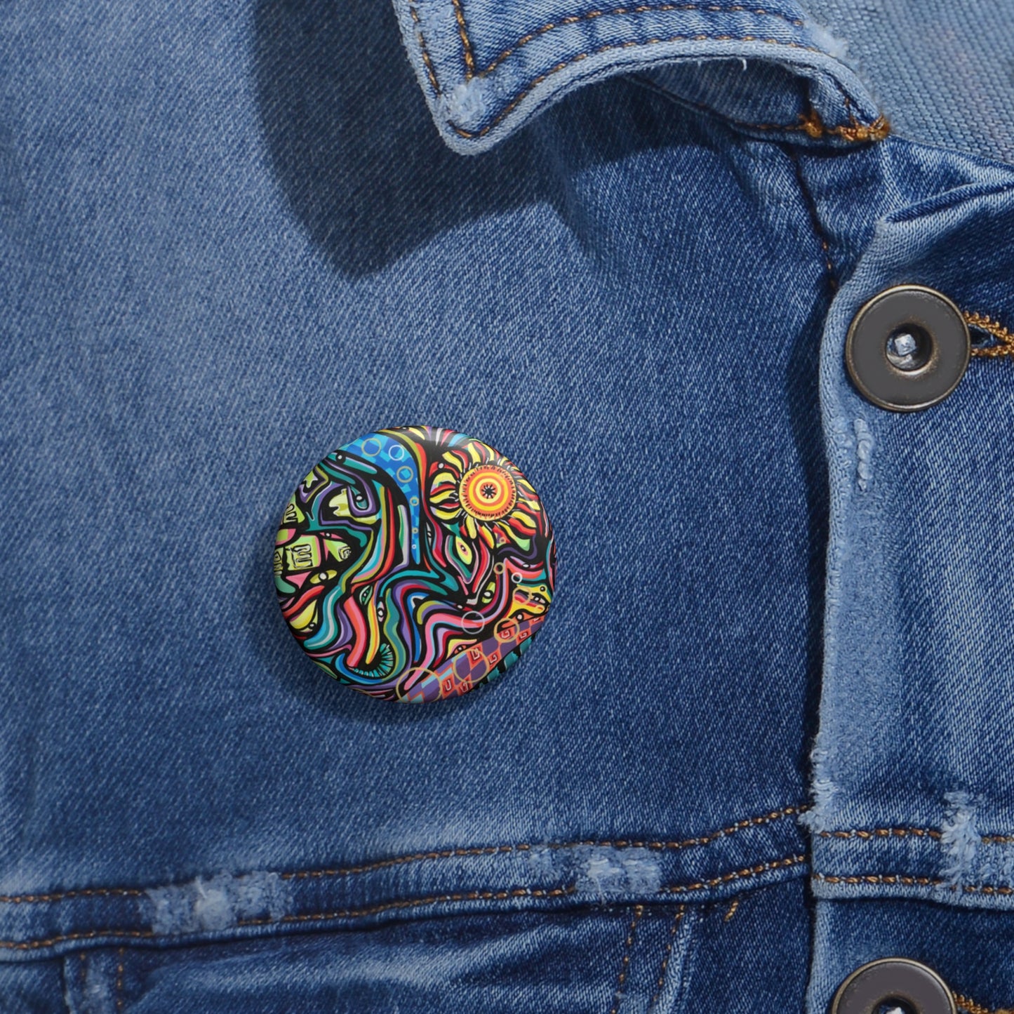 Botones pin personalizados de Iron Sunshine