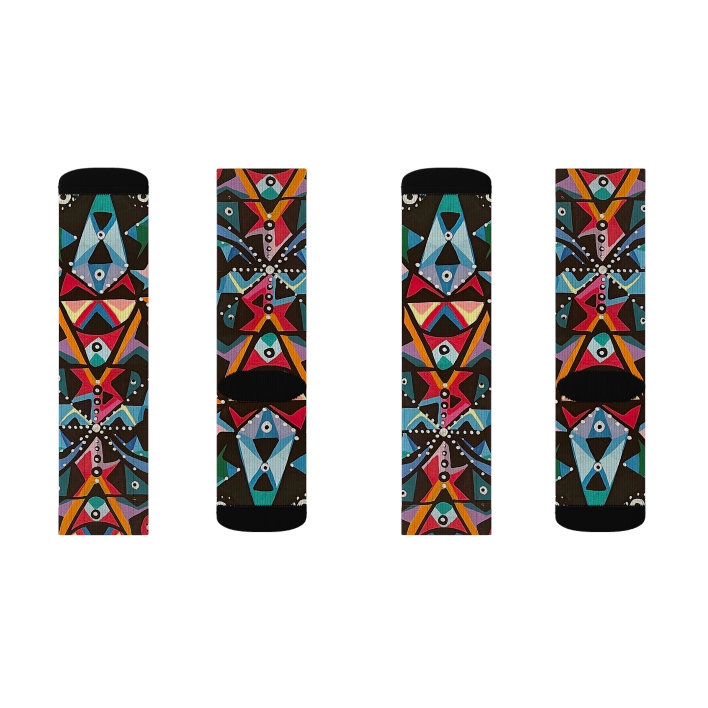 Mandala iron vision Sublimation Socks