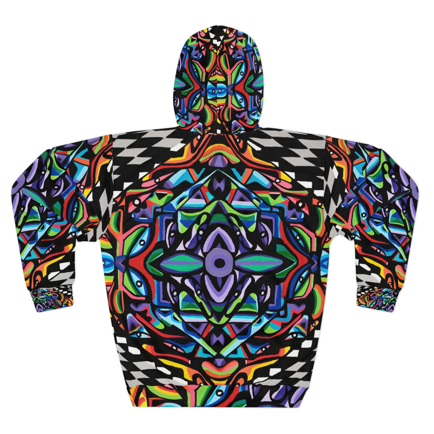 Iron vortex Unisex Pullover Hoodie (AOP)