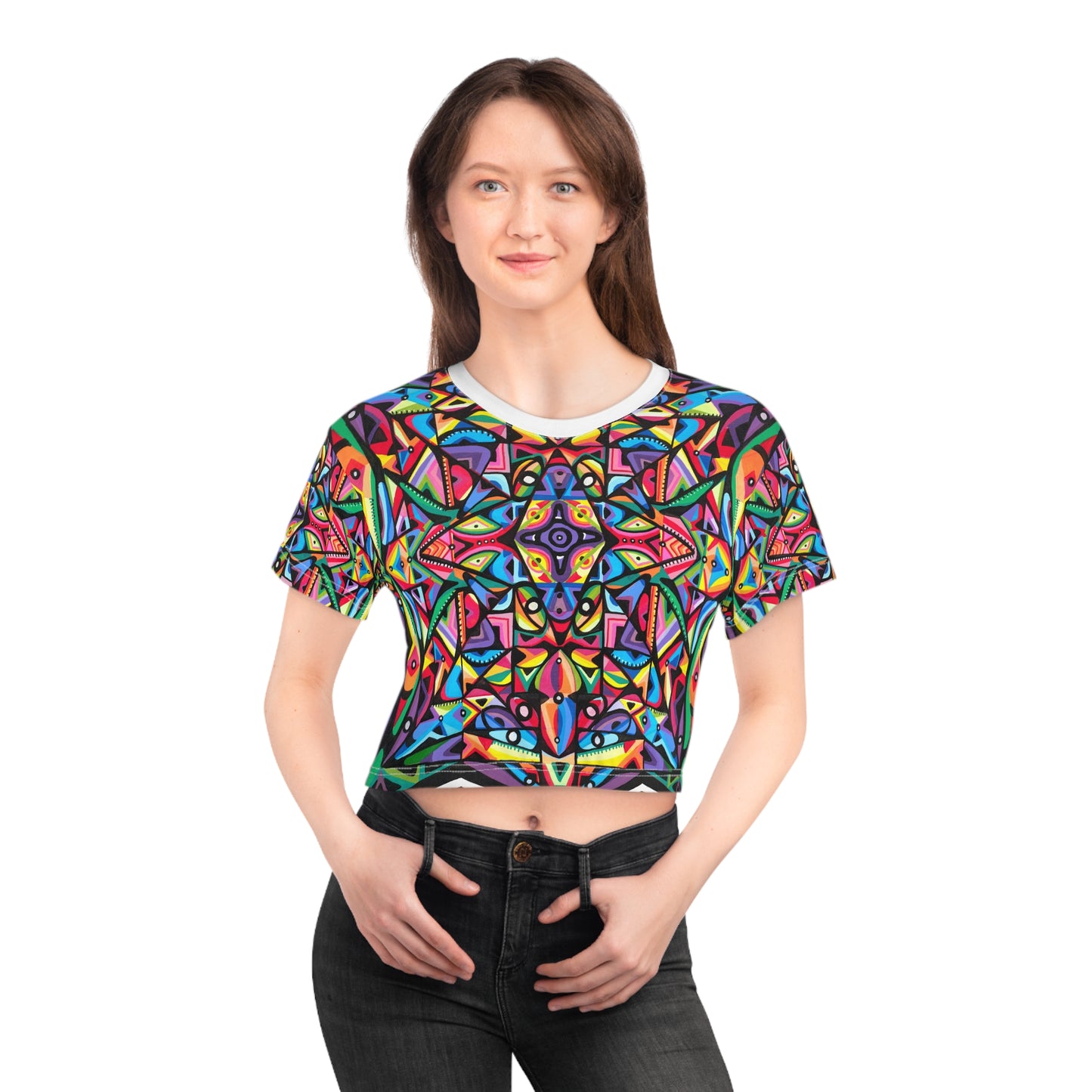 Spirit of growth Crop Tee (AOP)