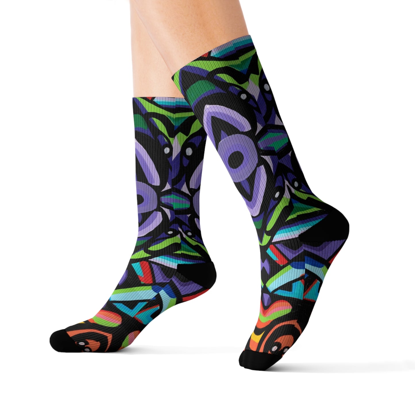 Iron vortex Sublimation Socks