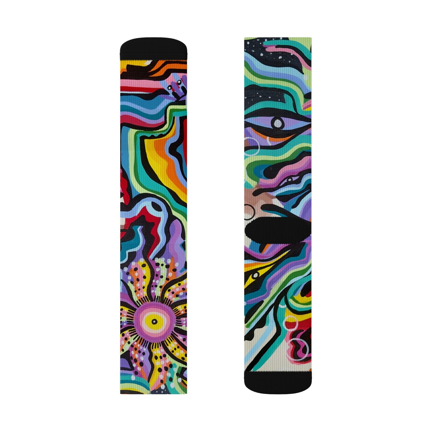 Black rock vision quest Sublimation Socks