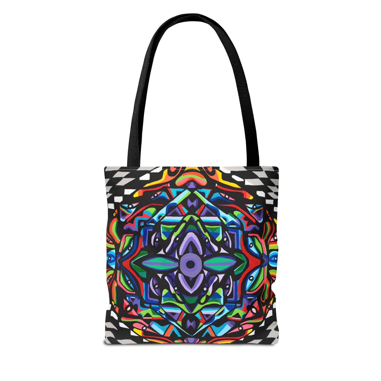 Bolsa de mano con vórtice de hierro (AOP)