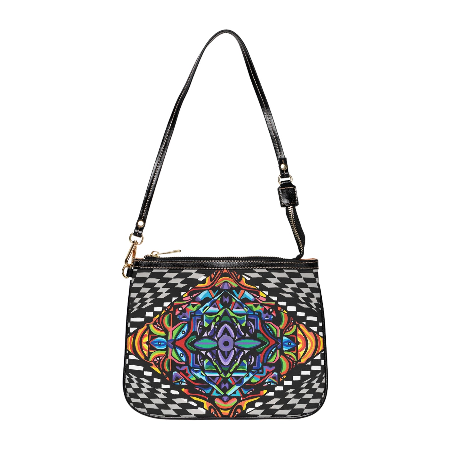 Bolso de hombro pequeño Iron Vortex