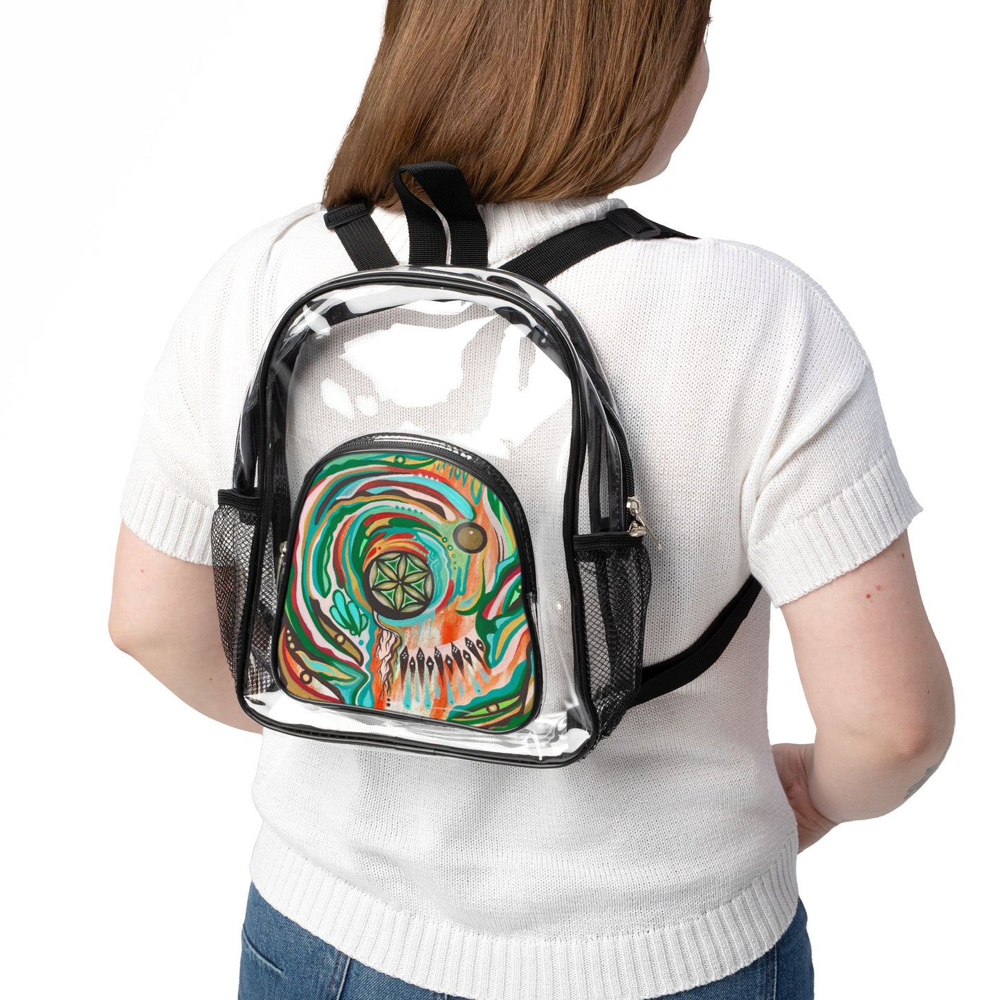 Elements of Brunch Clear Stadium Backpack