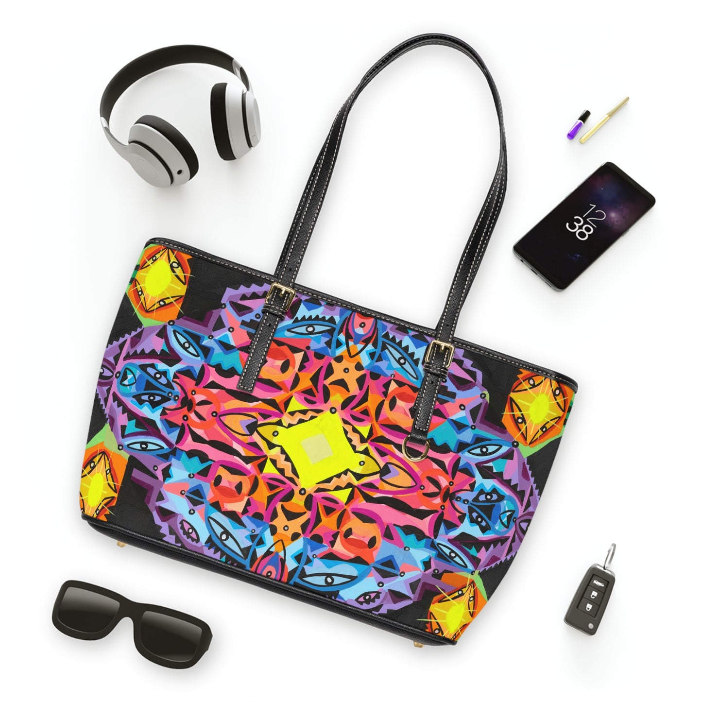 Bolso de hombro de piel sintética Dream Portal