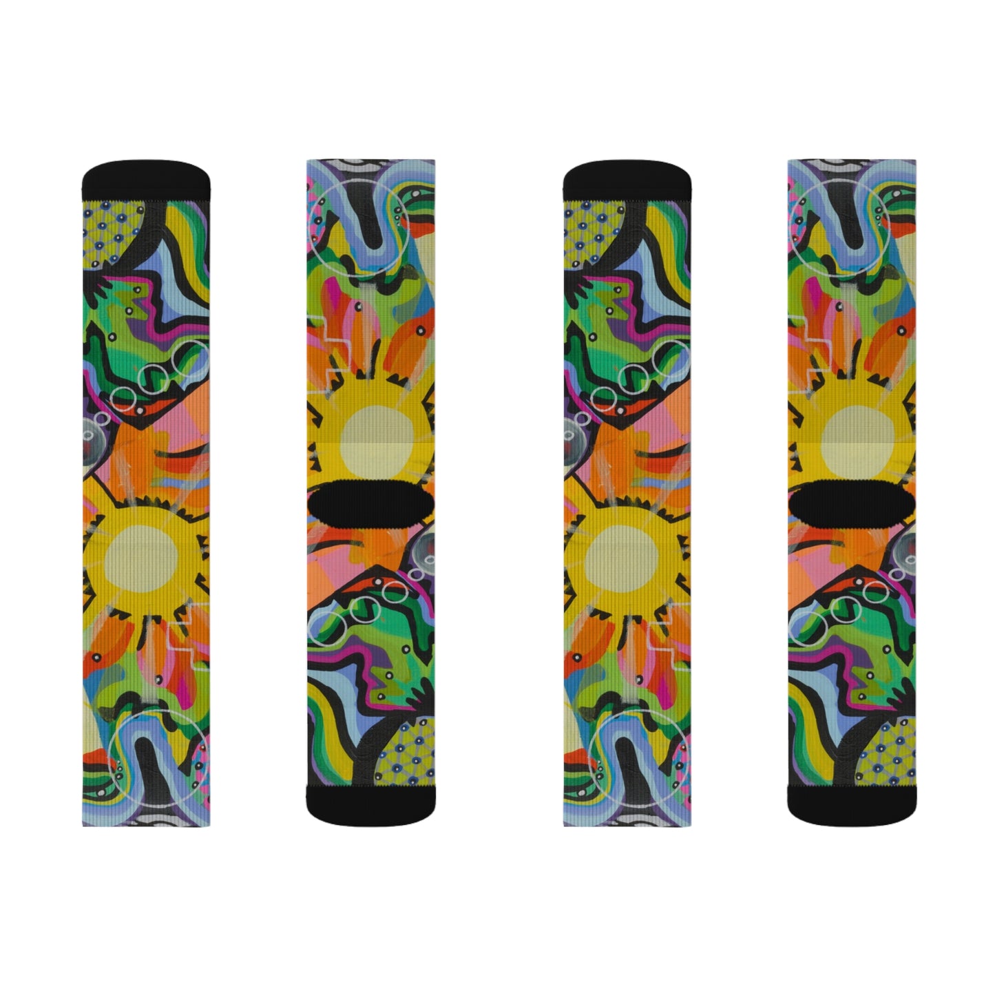 Chrysanthemum Sublimation Socks