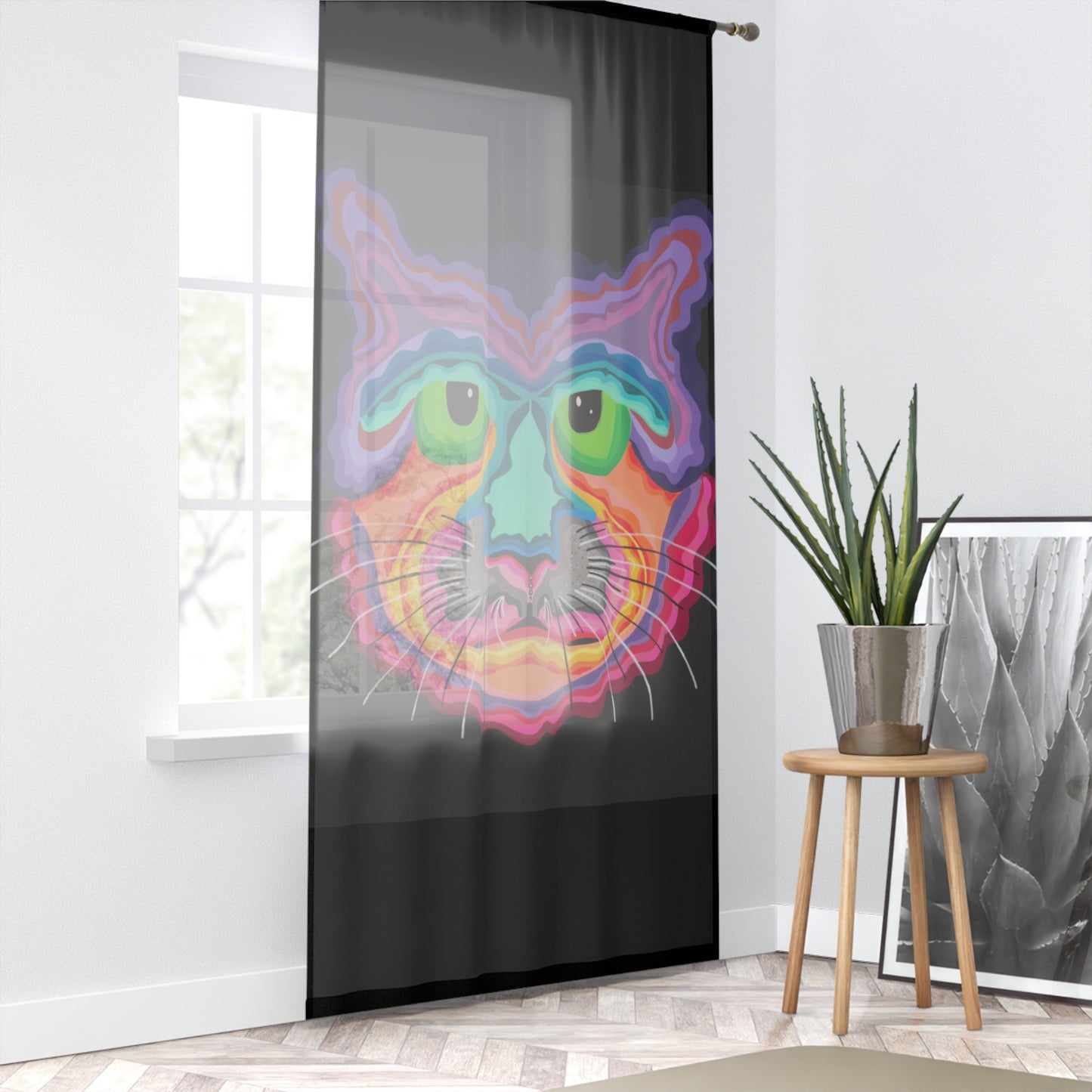 Tryptakitty (Window Curtain)